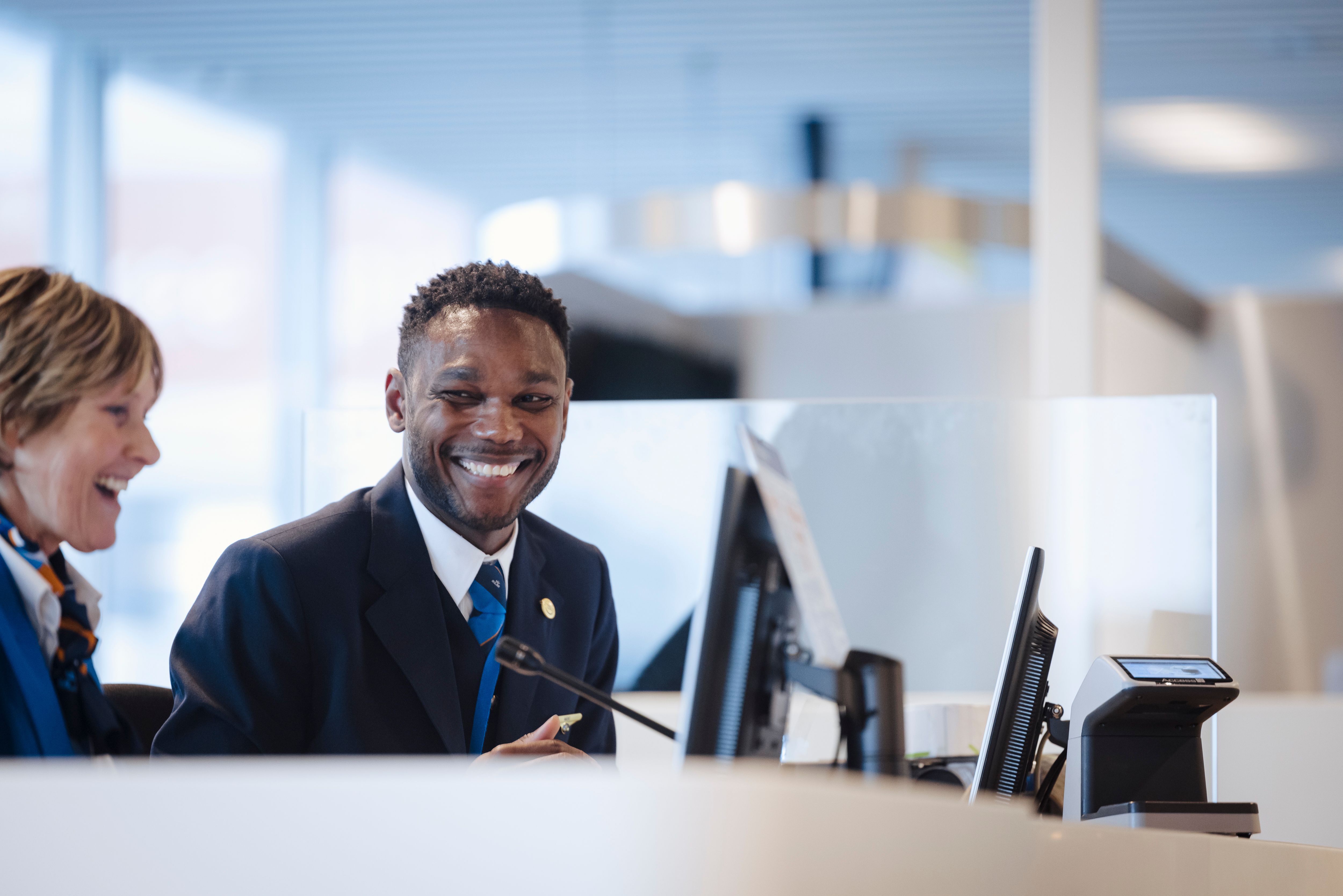 Ground staff at Schiphol
