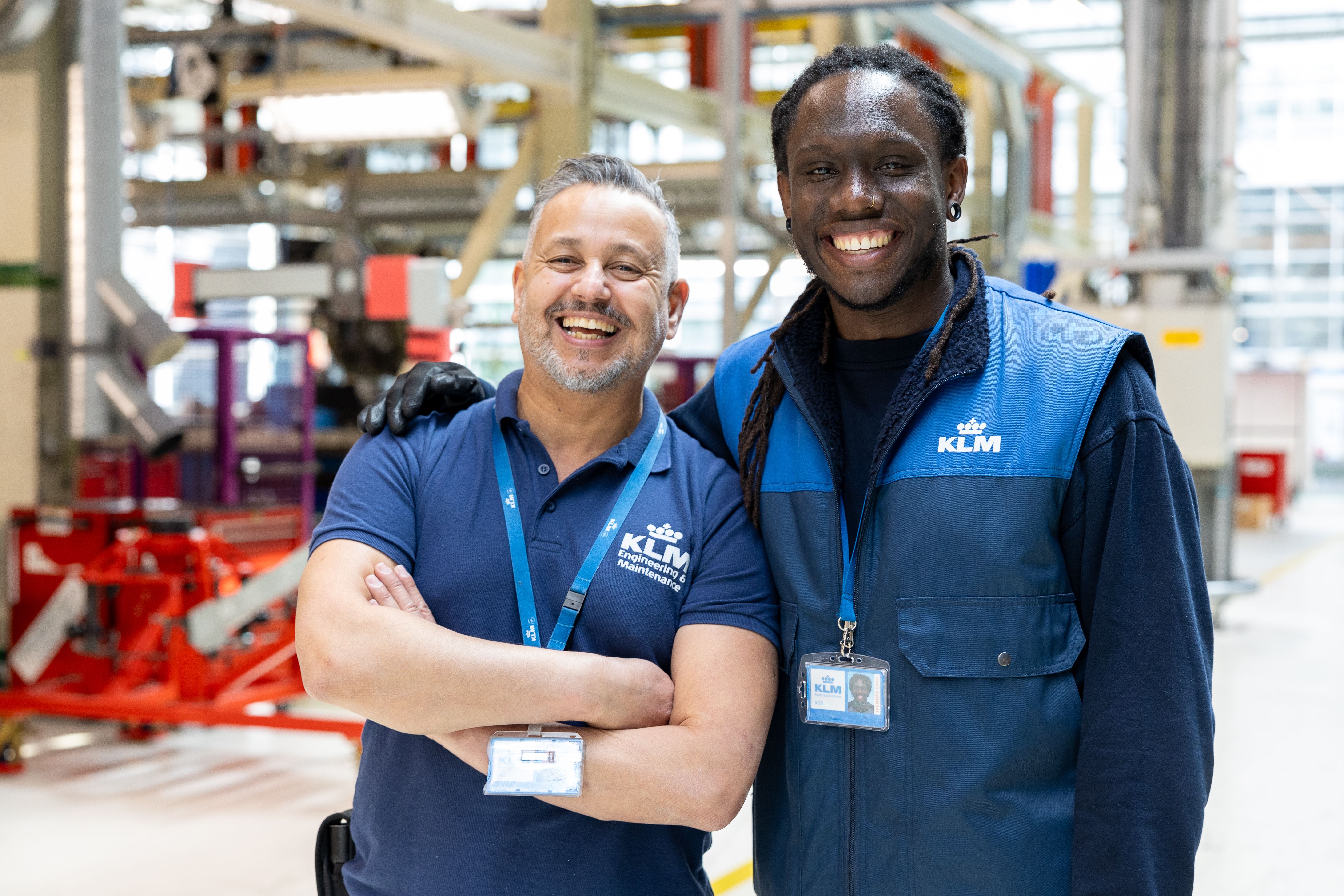 Two engine mechanincs