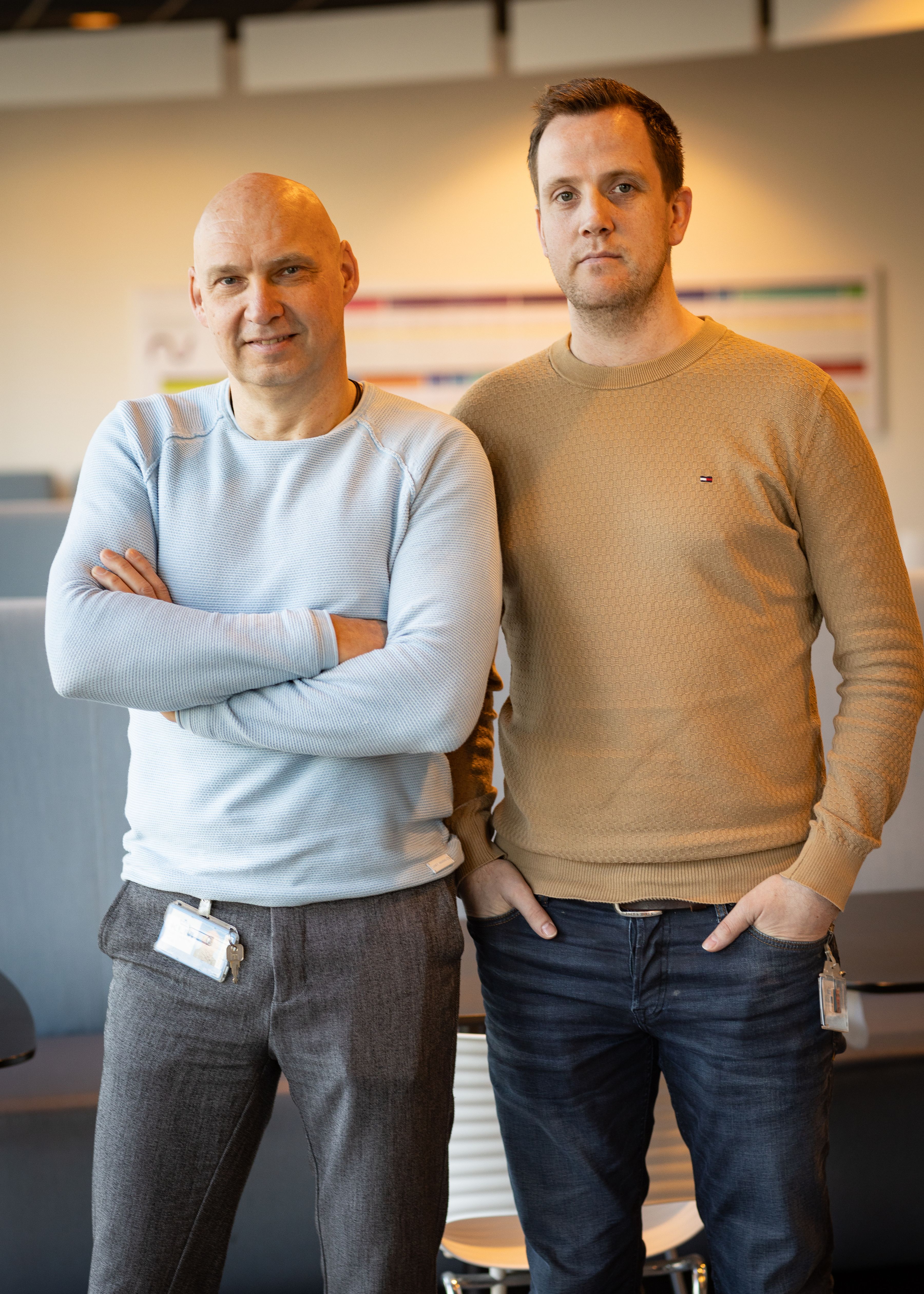 KLM collega's poseren