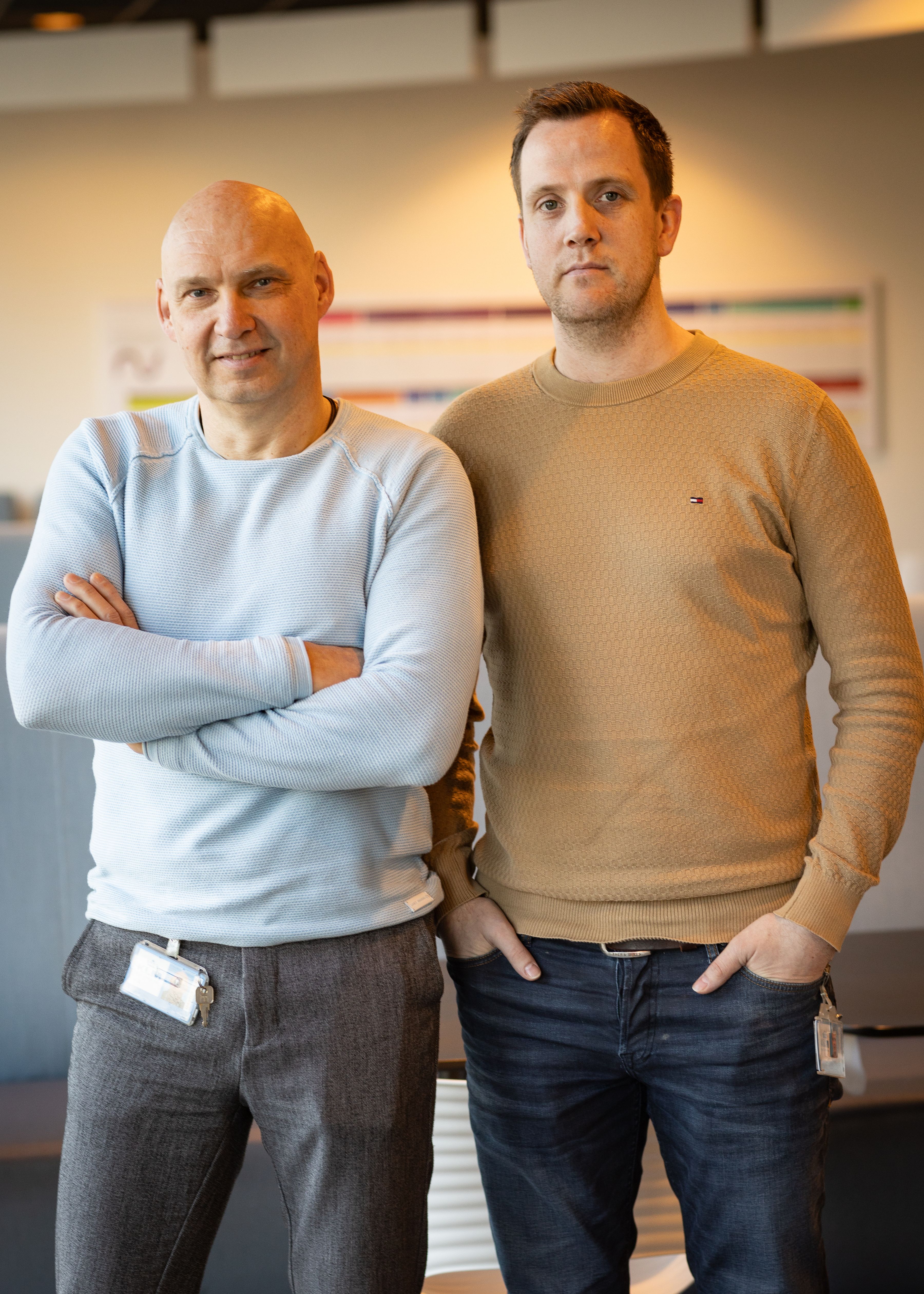 KLM colleagues posing