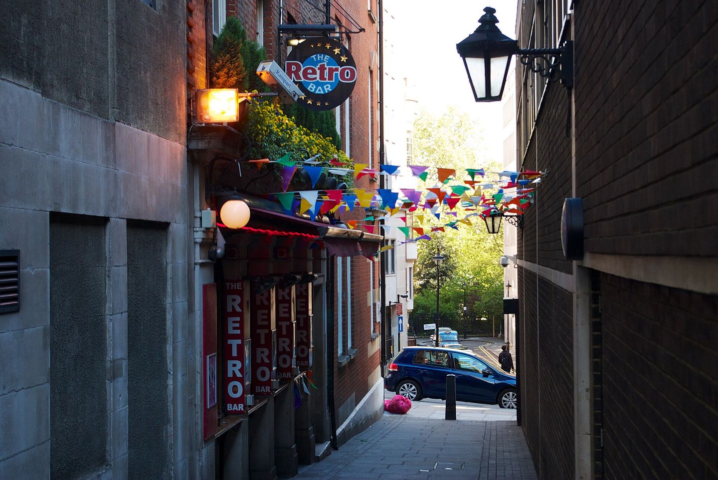 The Retro Bar in George Court, off the Strand