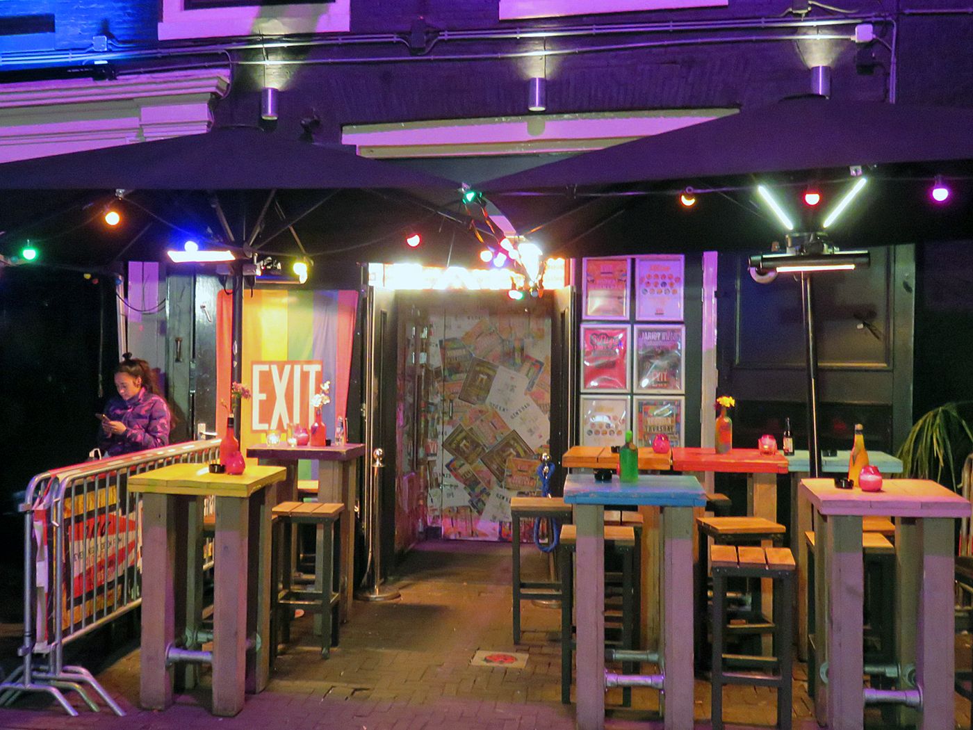 Exit Café, the gay bar at Reguliersdwarsstraat 42