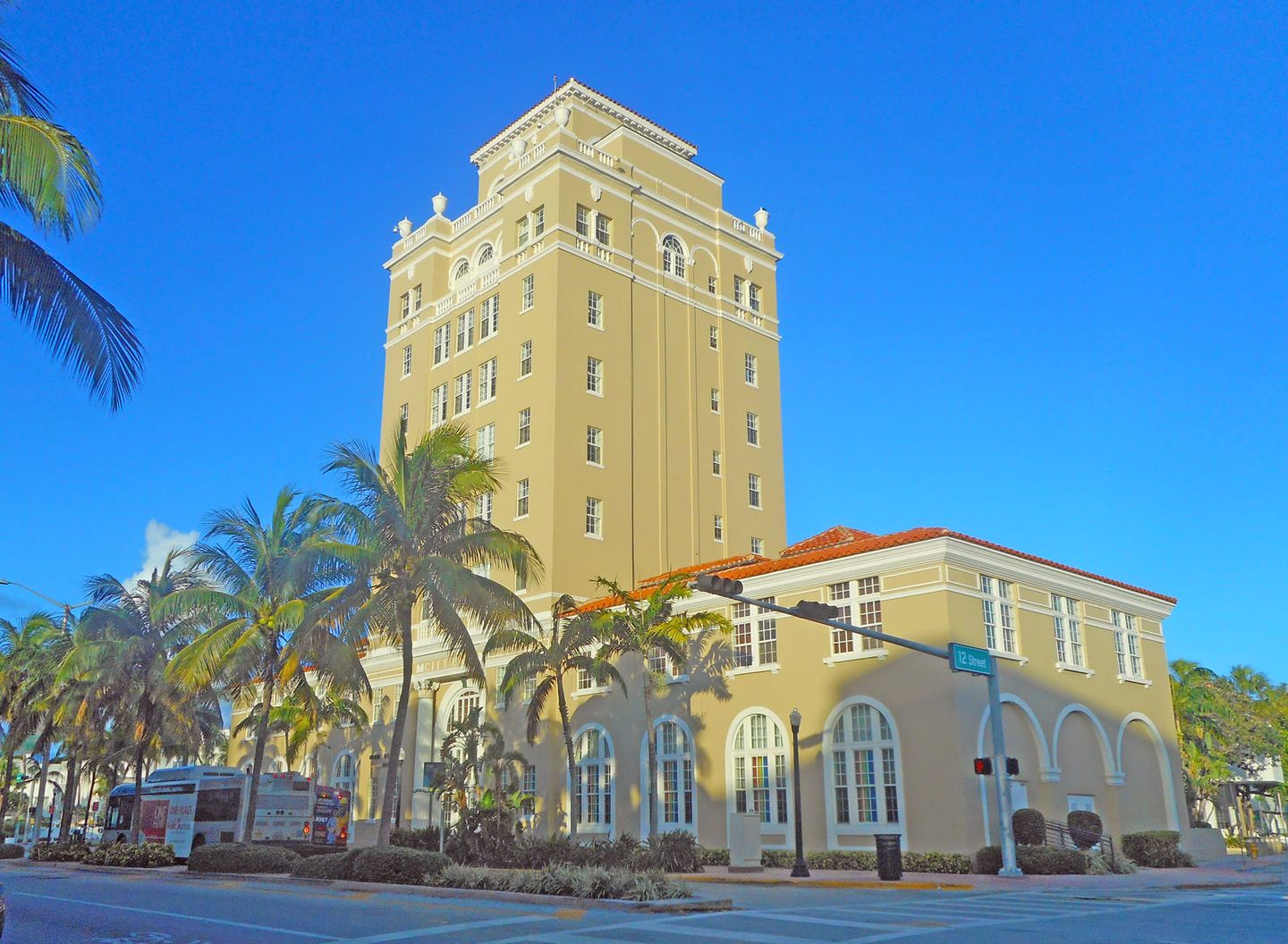 Miami Beach Old City Hall on Washington Avenue at 12th Street, home of the LGBT Visitor Center