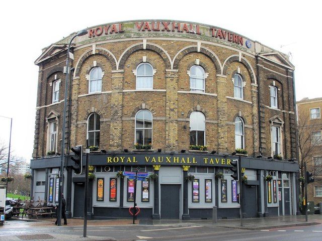 Royal Vauxhall Tavern on Kennington Lane, the Vauxhall orientation point