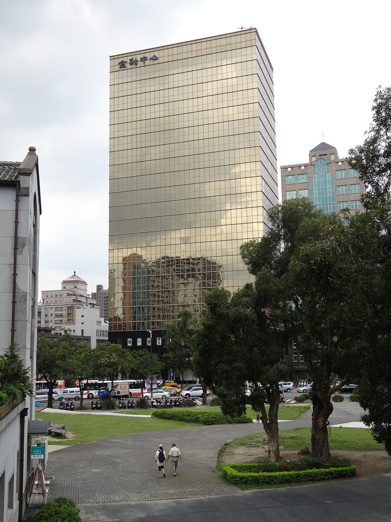 City buildings viewed from Huashan 1914 Creative Park