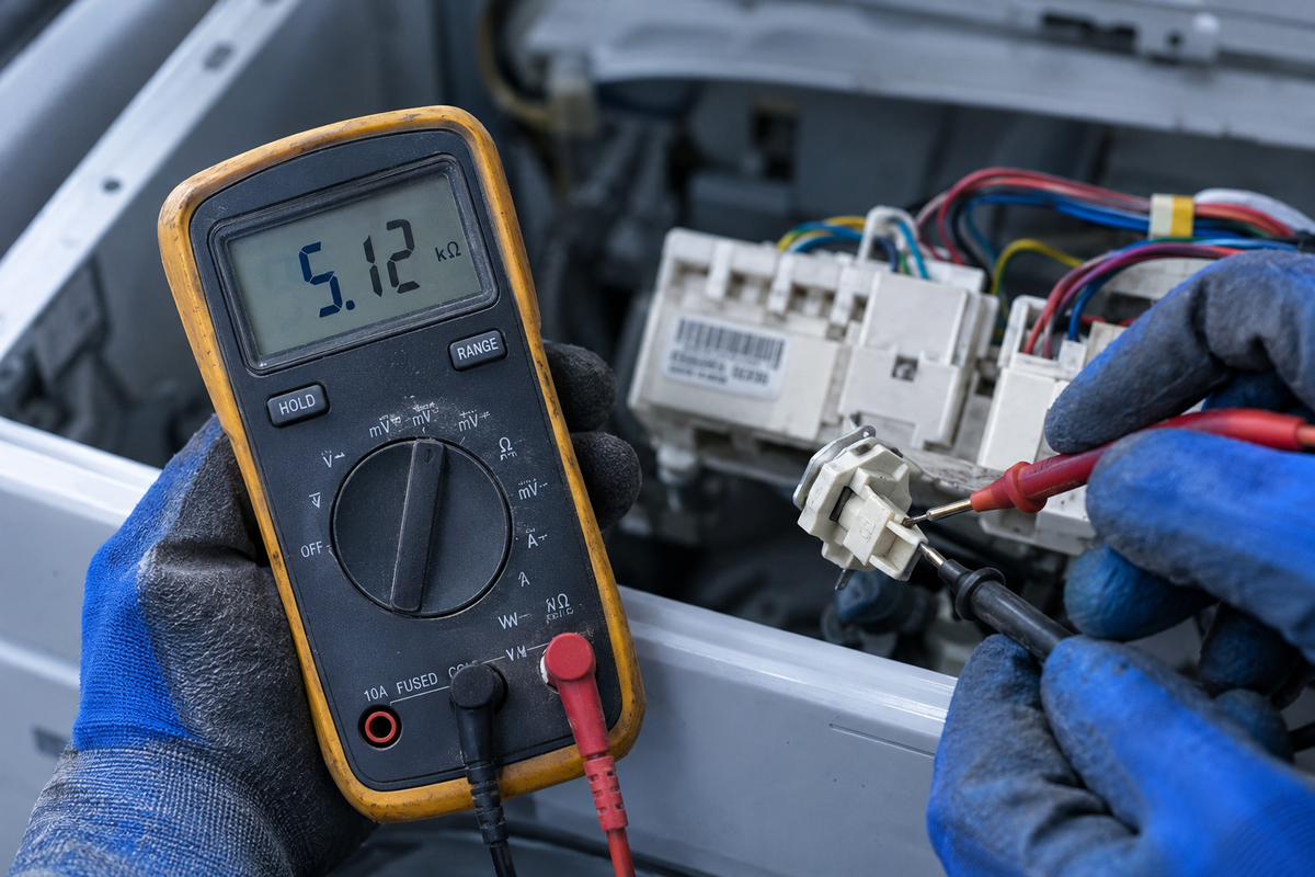 washer-water-inlet-valve-pressure-switch-multimeter-test