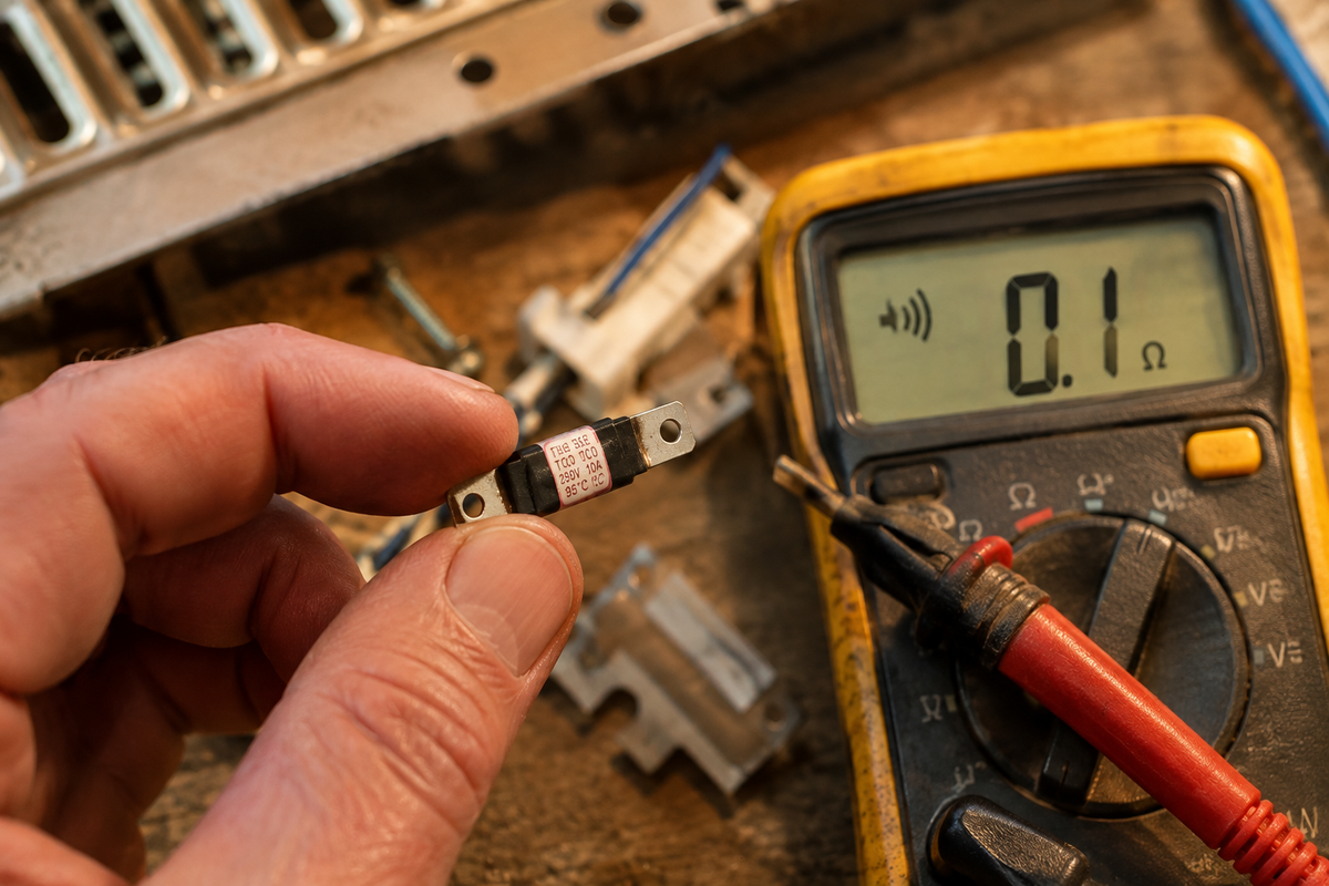 dryer-thermal-fuse-multimeter-test