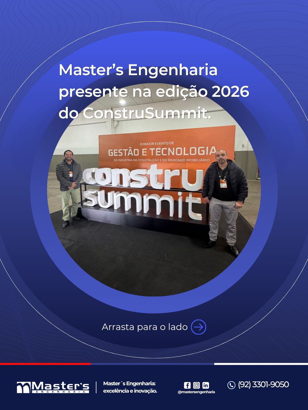 Master’s Engenharia no Construsumit: Inovação e Conexões em Florianópolis