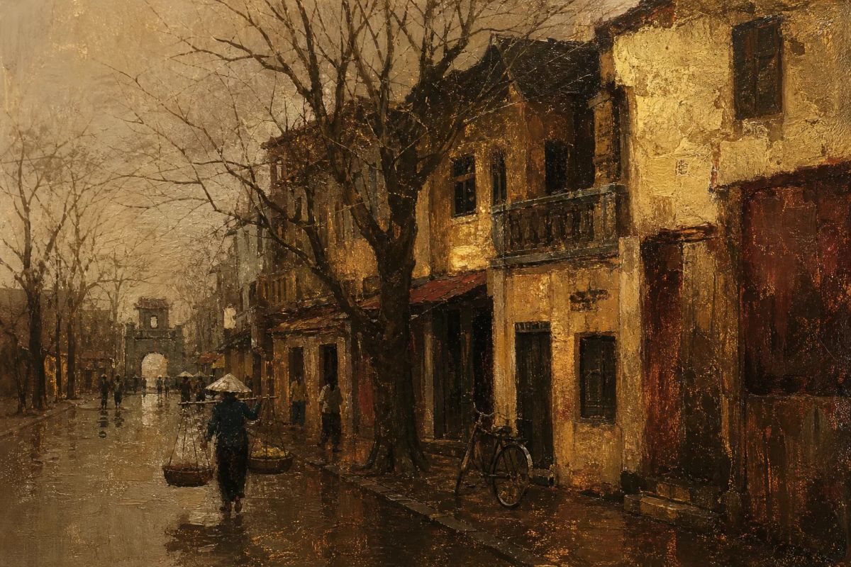 Tranh: Đông Hà Nội