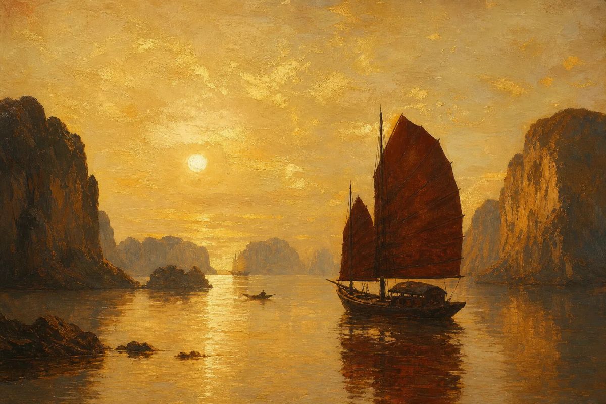 Tranh: Biển Sớm