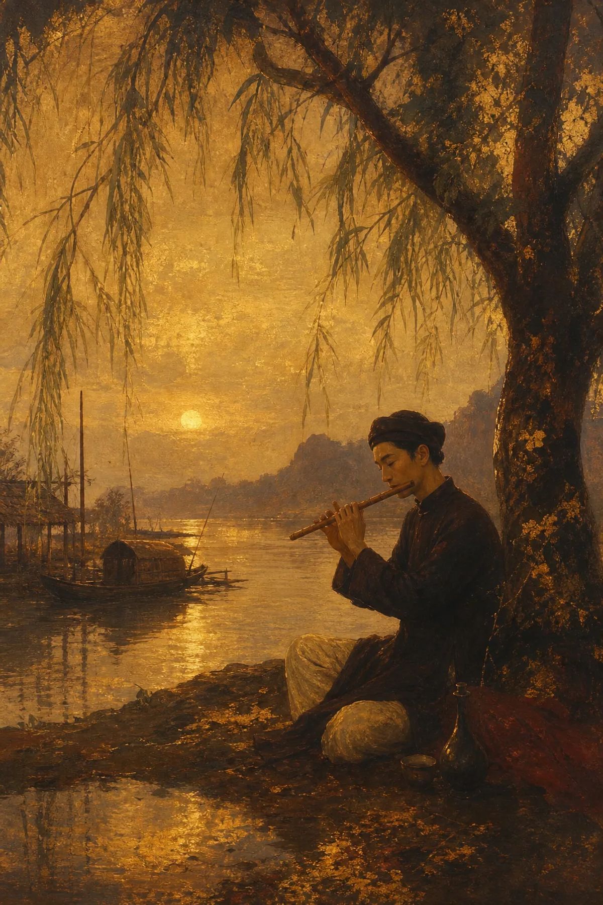 Tranh: Tiếng Sáo