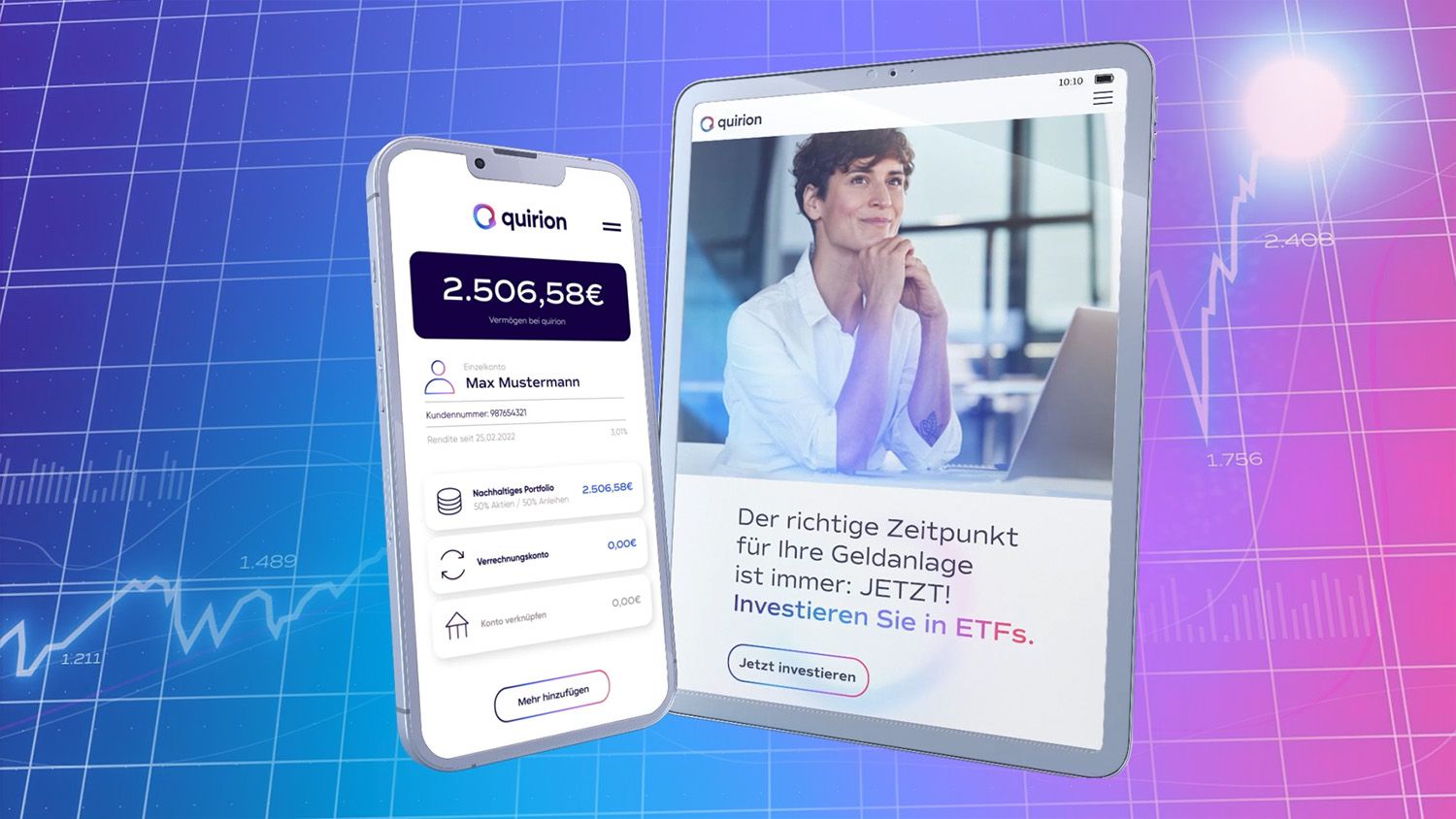 Der richtige Zeitpunkt für Ihre Geldanlage ist immer: JETZT!