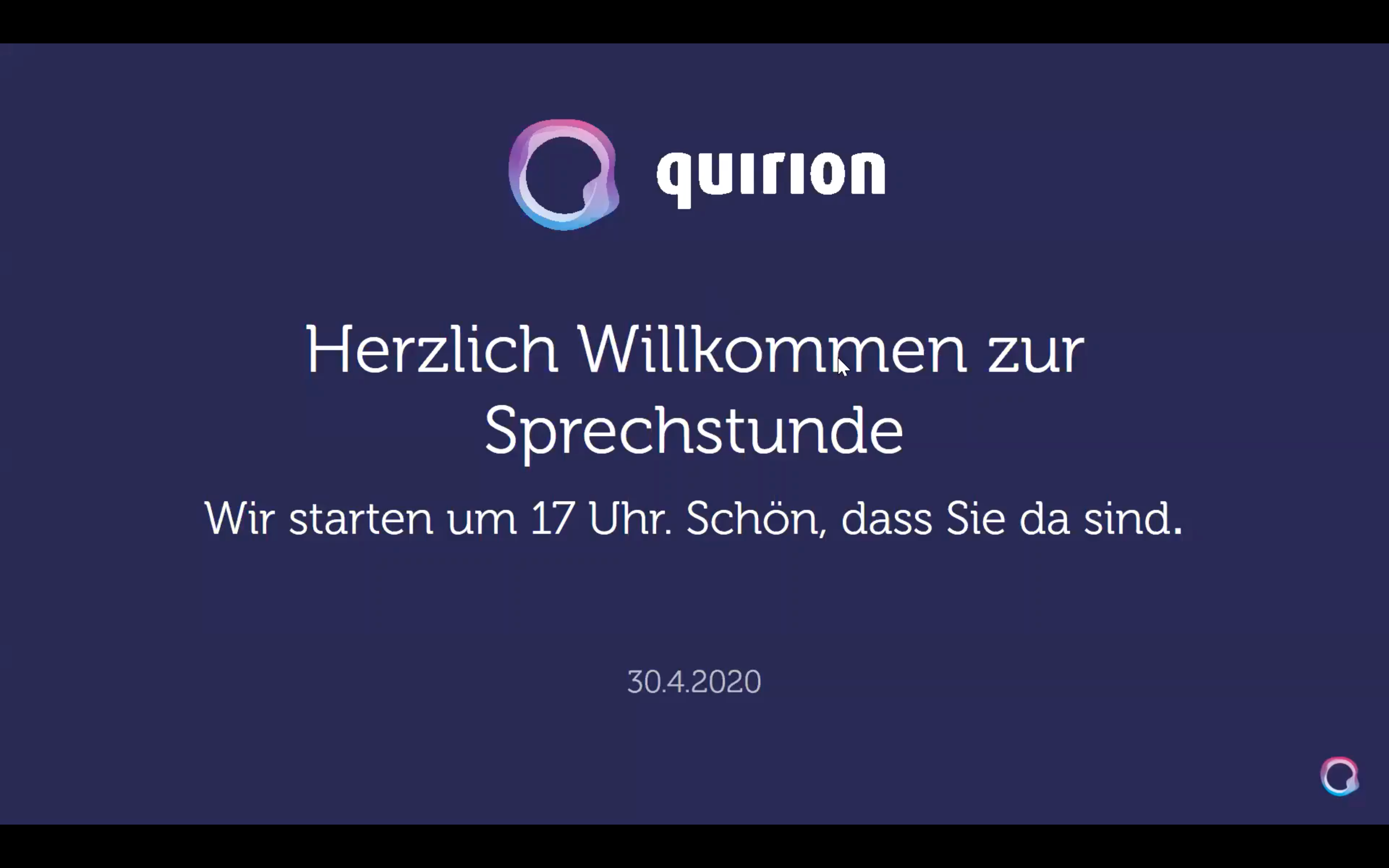 Aufzeichnung: Sprechstunde am 30.04.2020