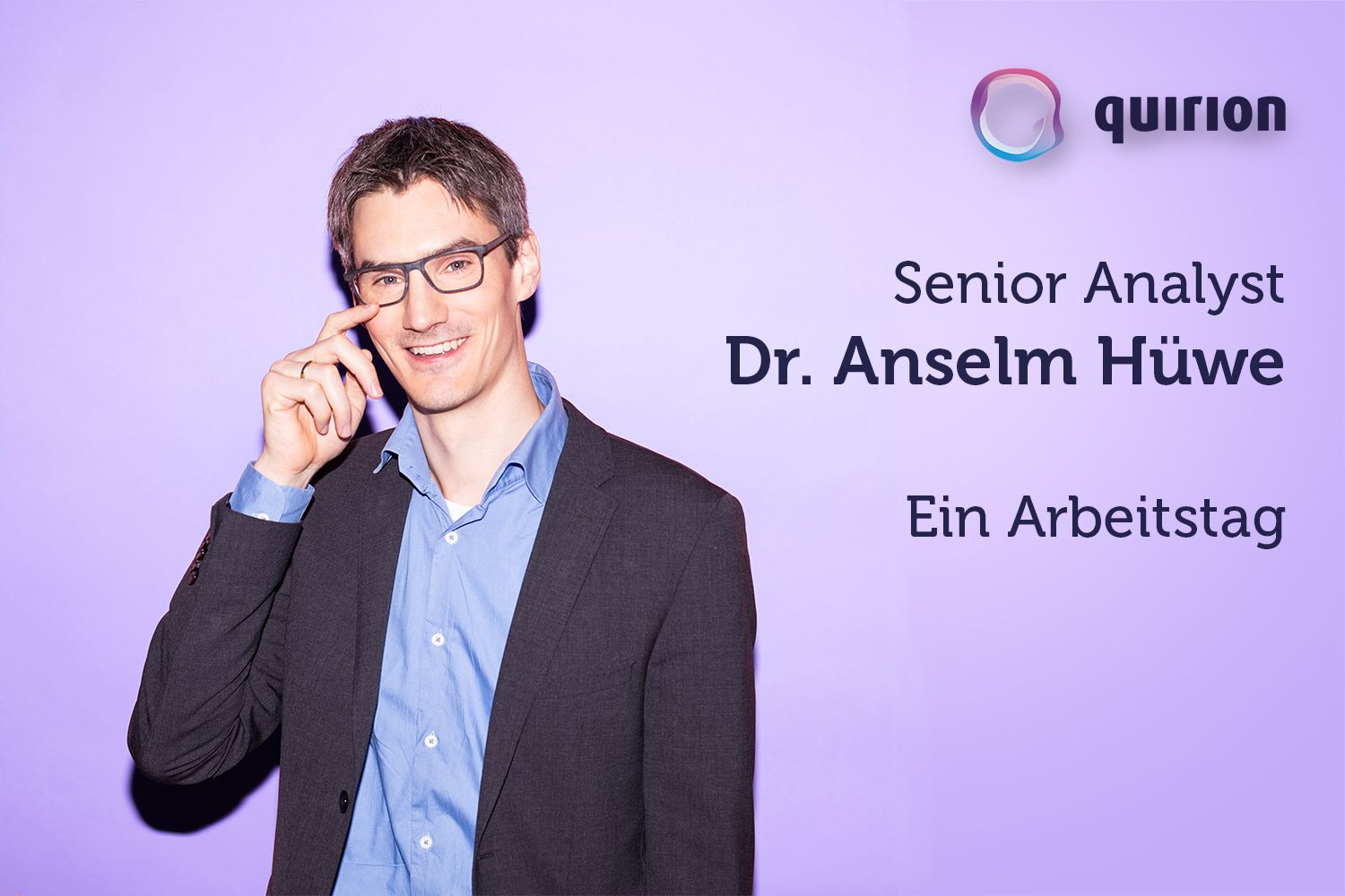 A workday with our analyst Anselm Hüwe