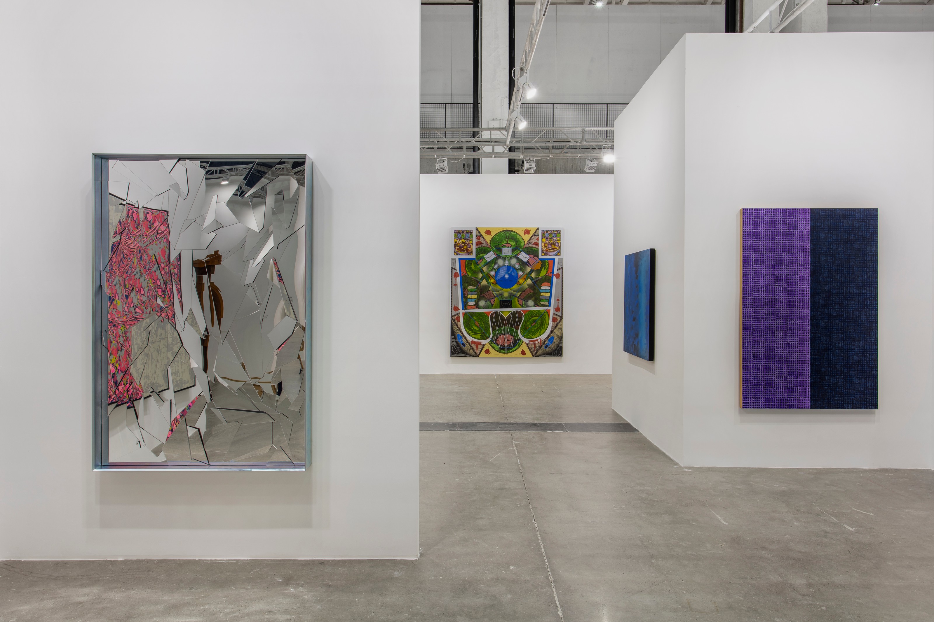 Installation view of Lehmann Maupin, Booth A122 at West Bund Art & Design