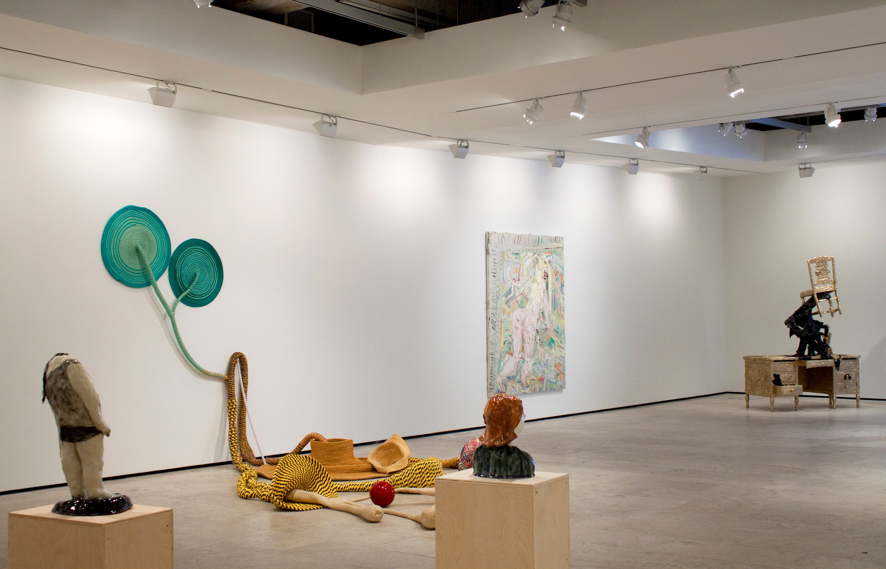 Installation view of Touched at Lehmann Maupin New York