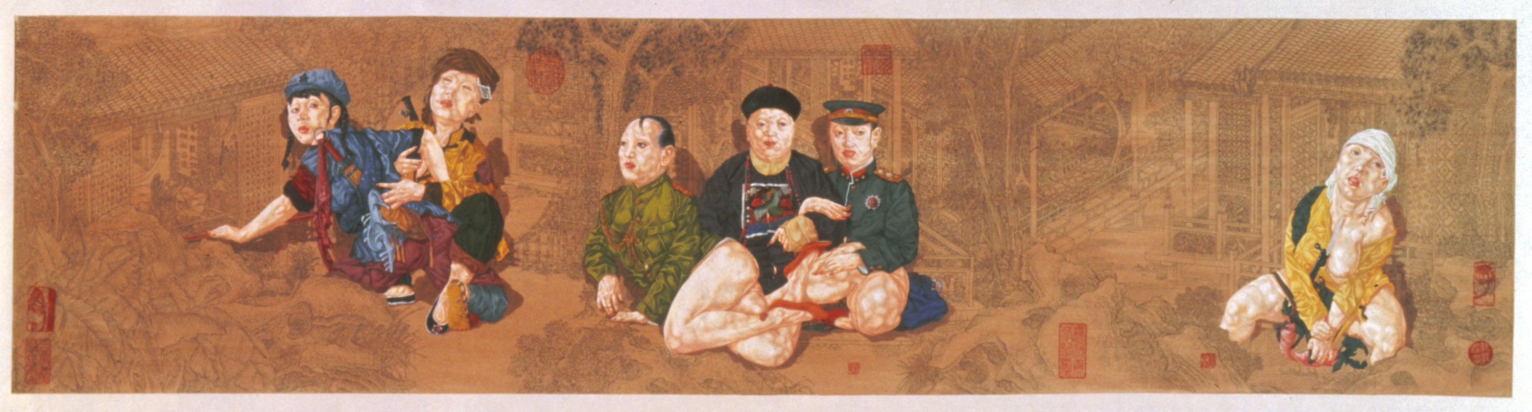 Wall work by Wei Dong