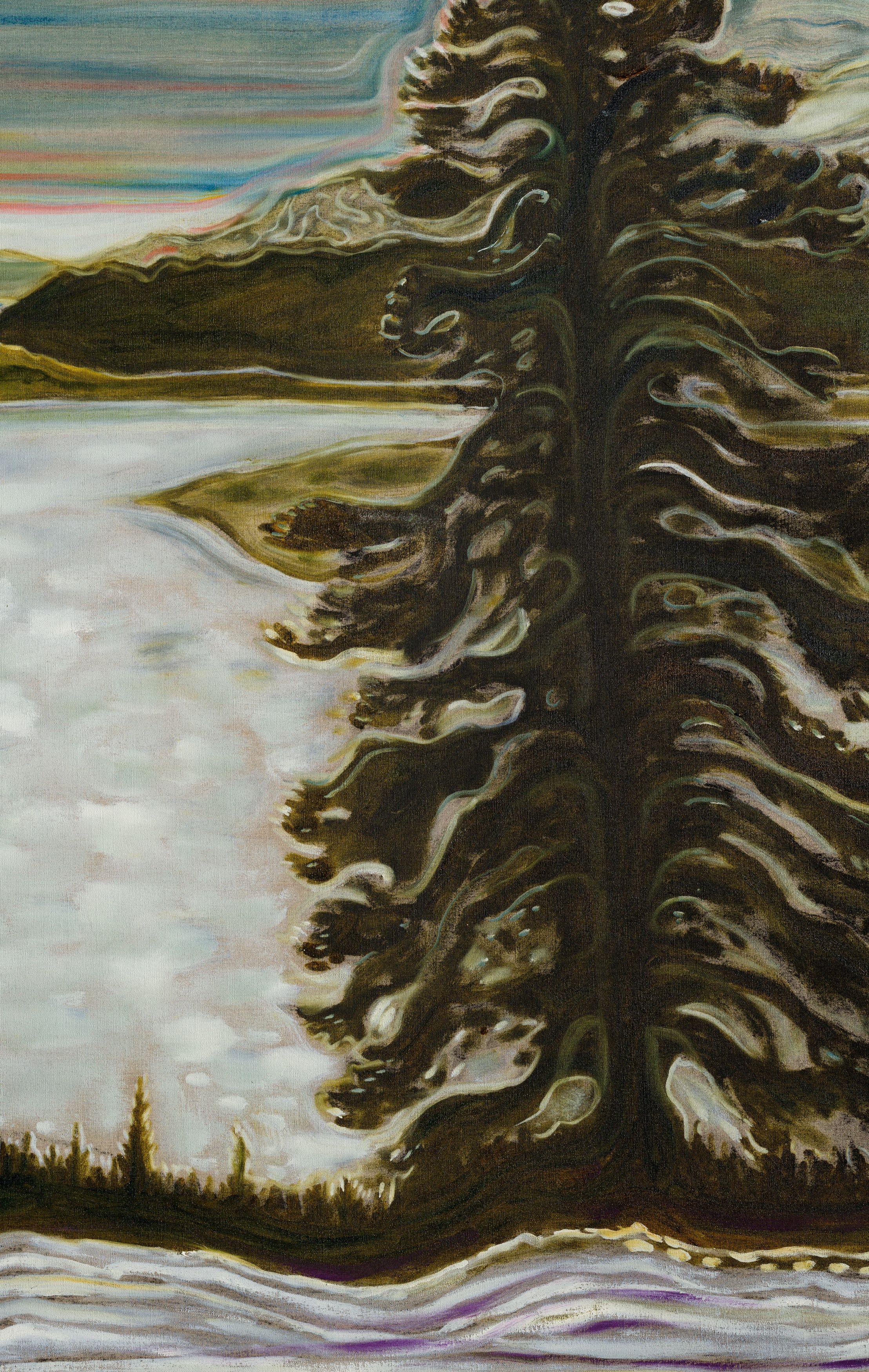 Detail of painting by Billy Childish