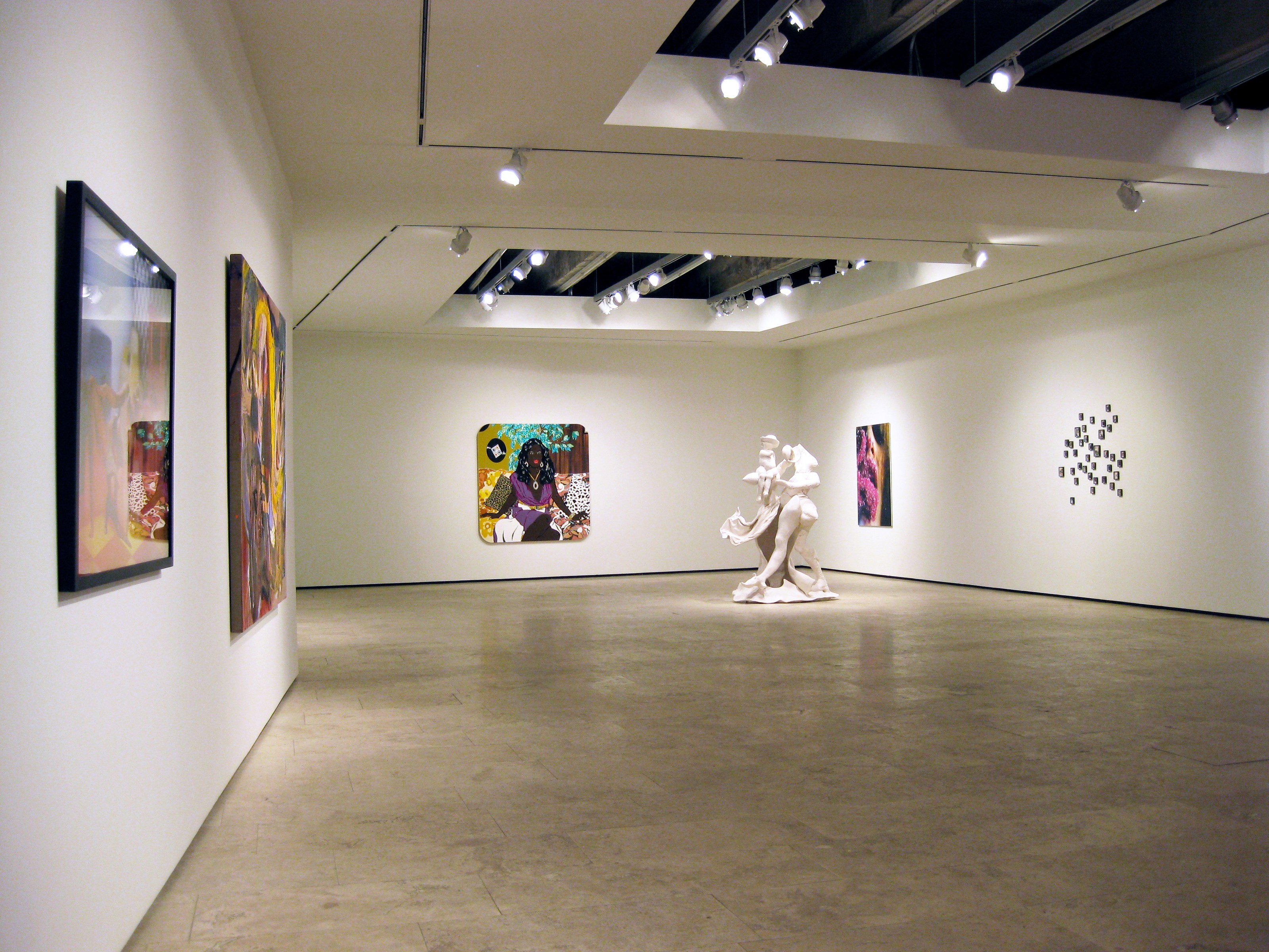 Installation view of The Glamour Project at Lehmann Maupin New York