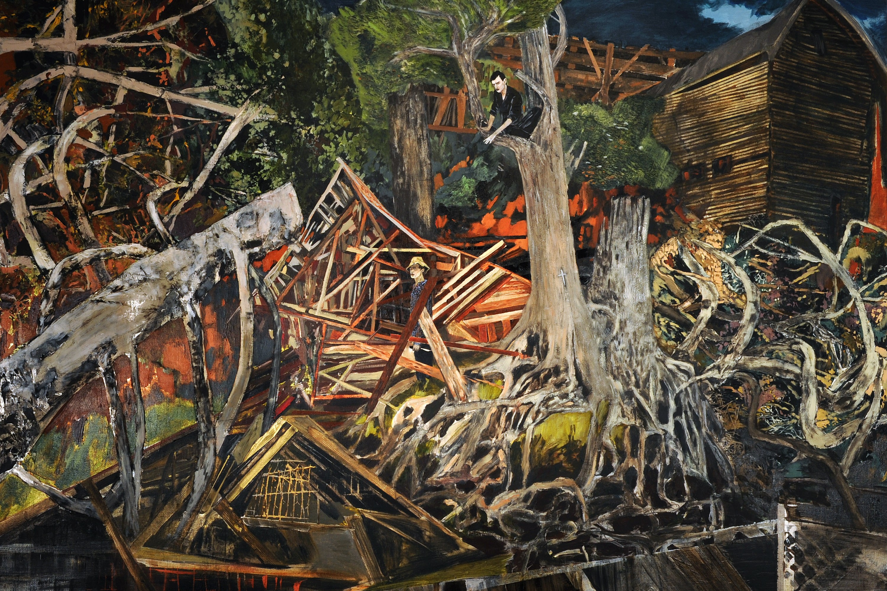 Painting by Hernan Bas