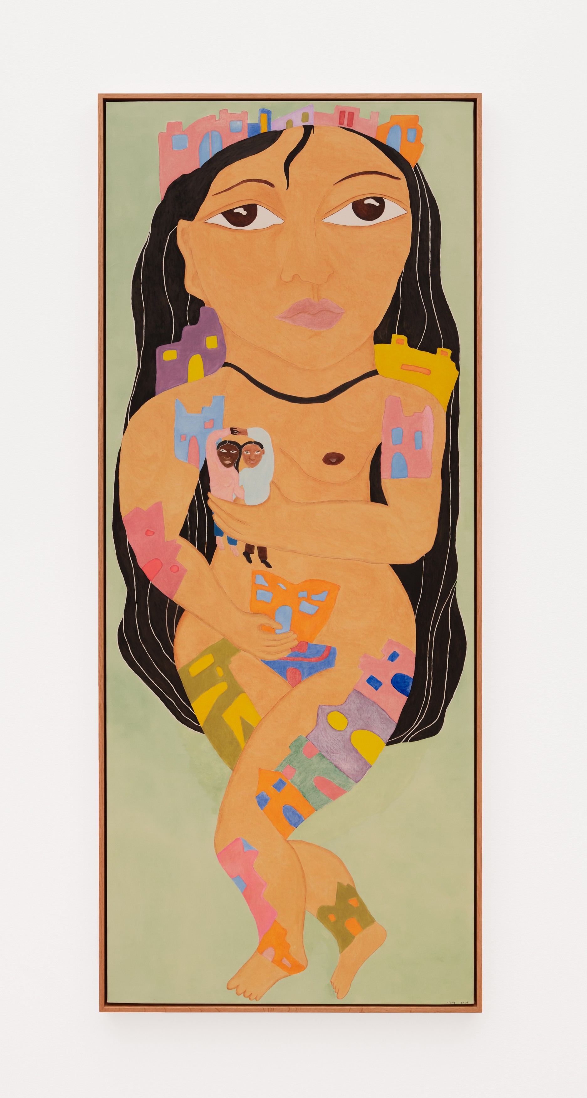 Painting by Cecilia Vicuña
