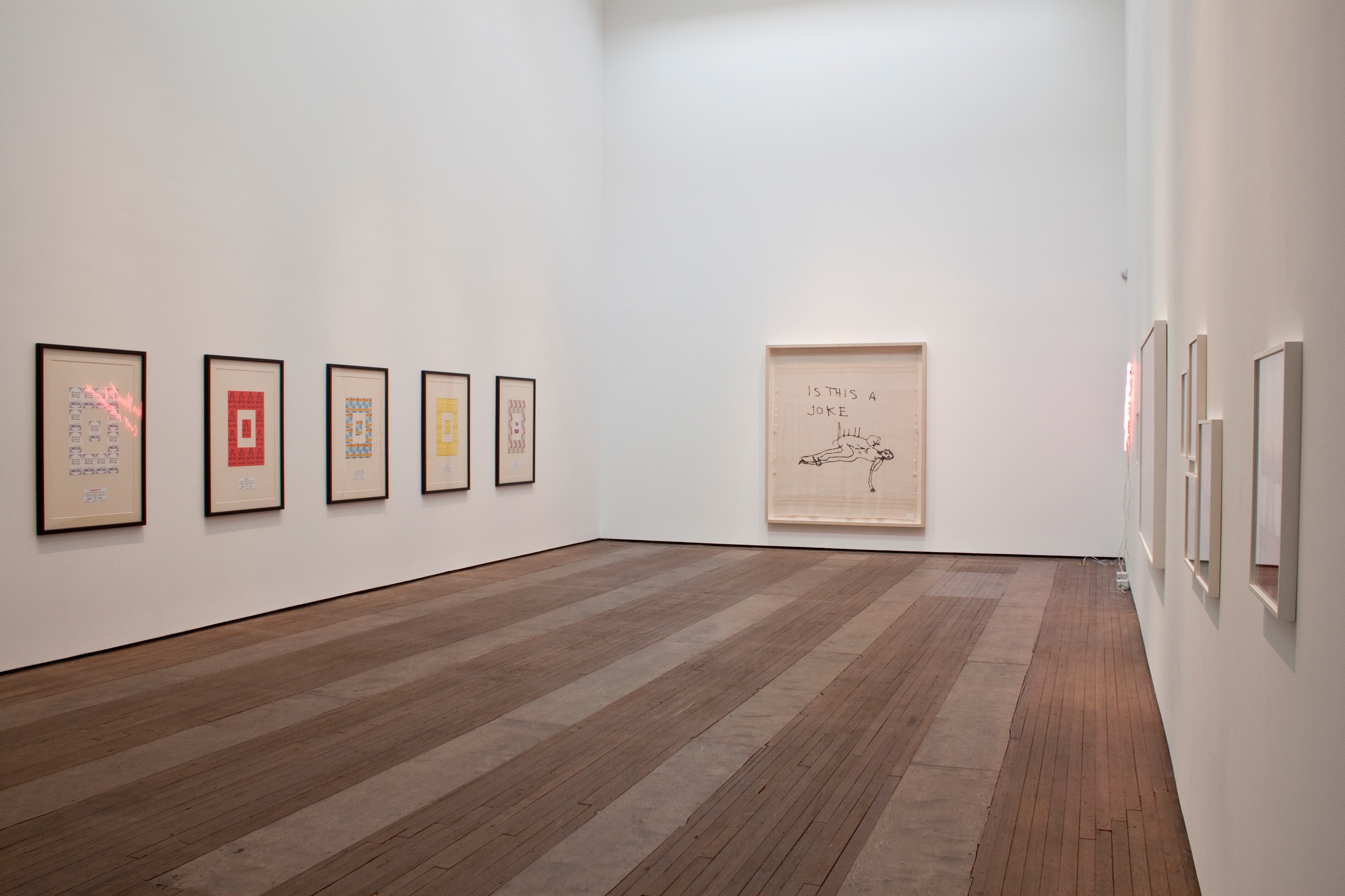 Installation view of Summer Show at Lehmann Maupin New York