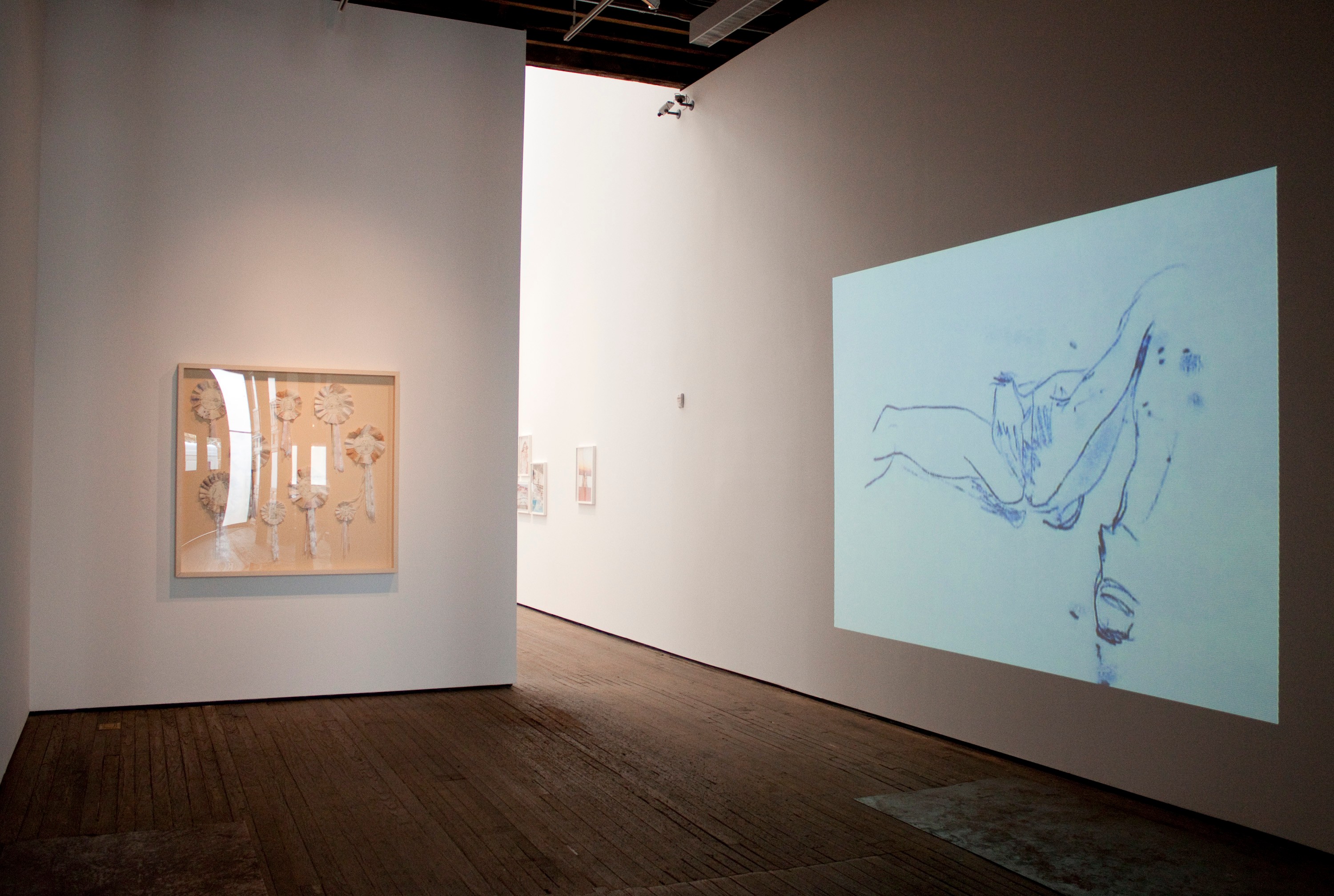 Installation view of Summer Show at Lehmann Maupin New York