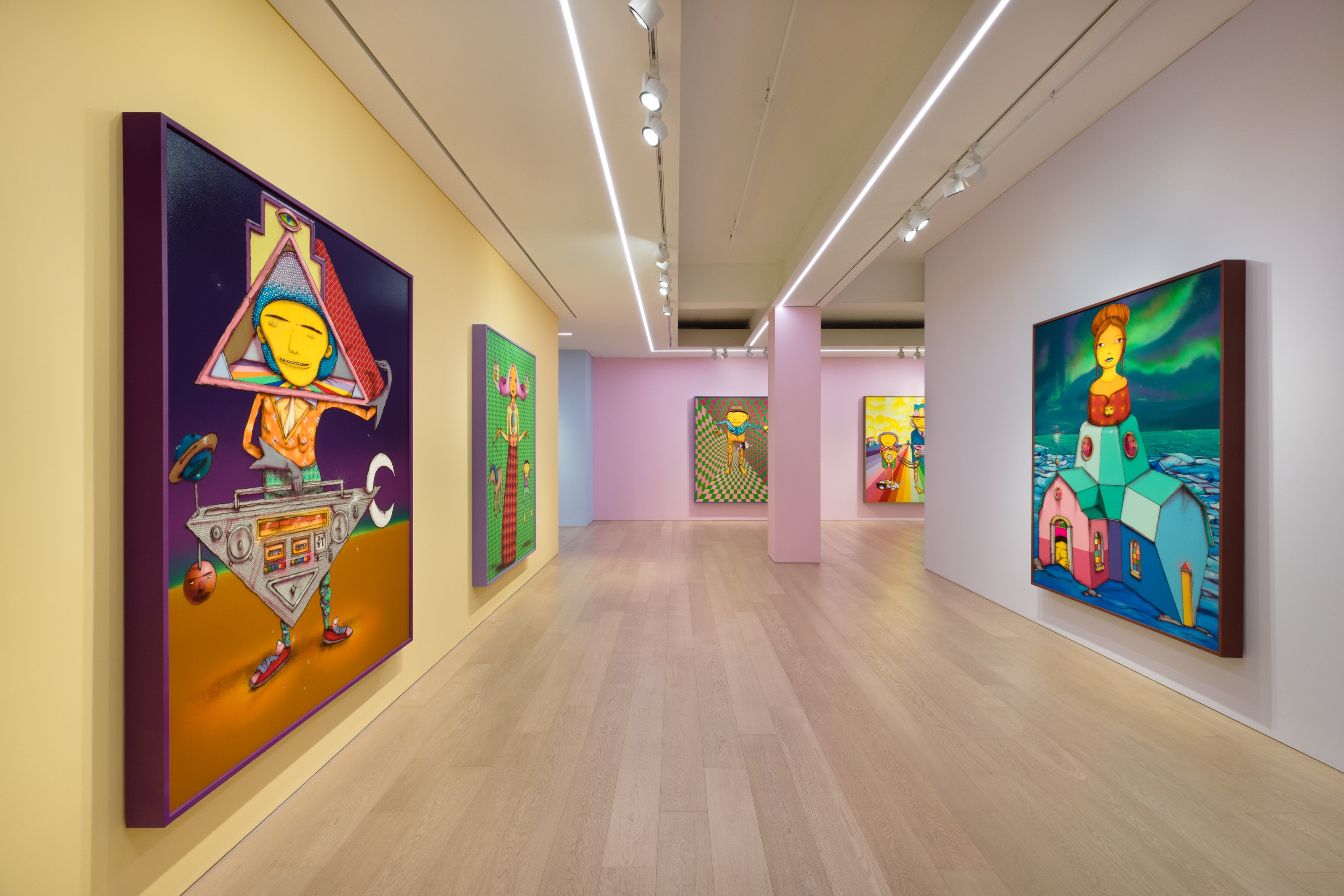 Installation view of OSGEMEOS at Lehmann Maupin Seoul