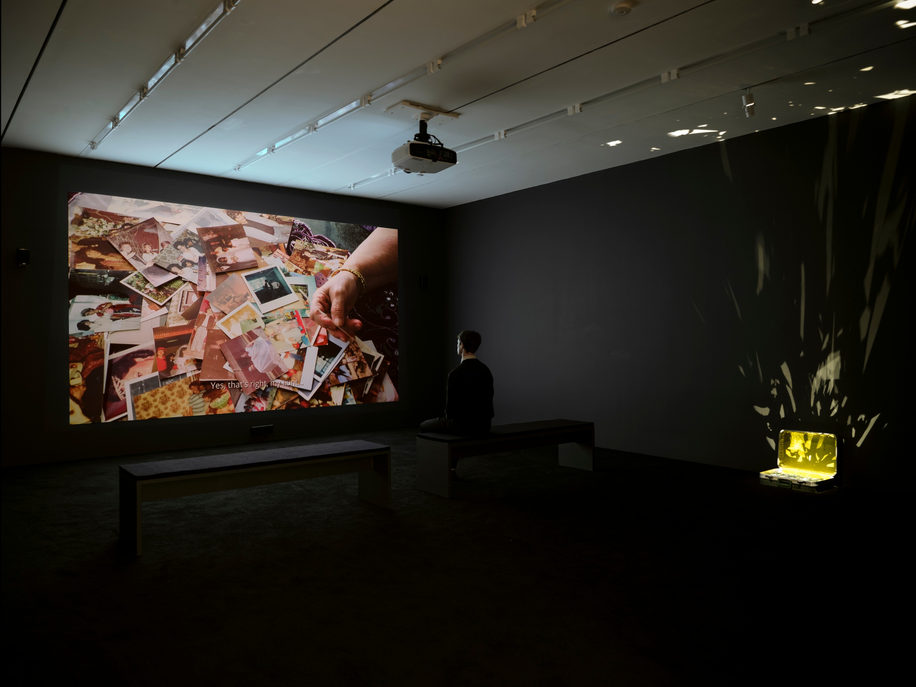 Installation view of Kader Attia at Lehmann Maupin New York