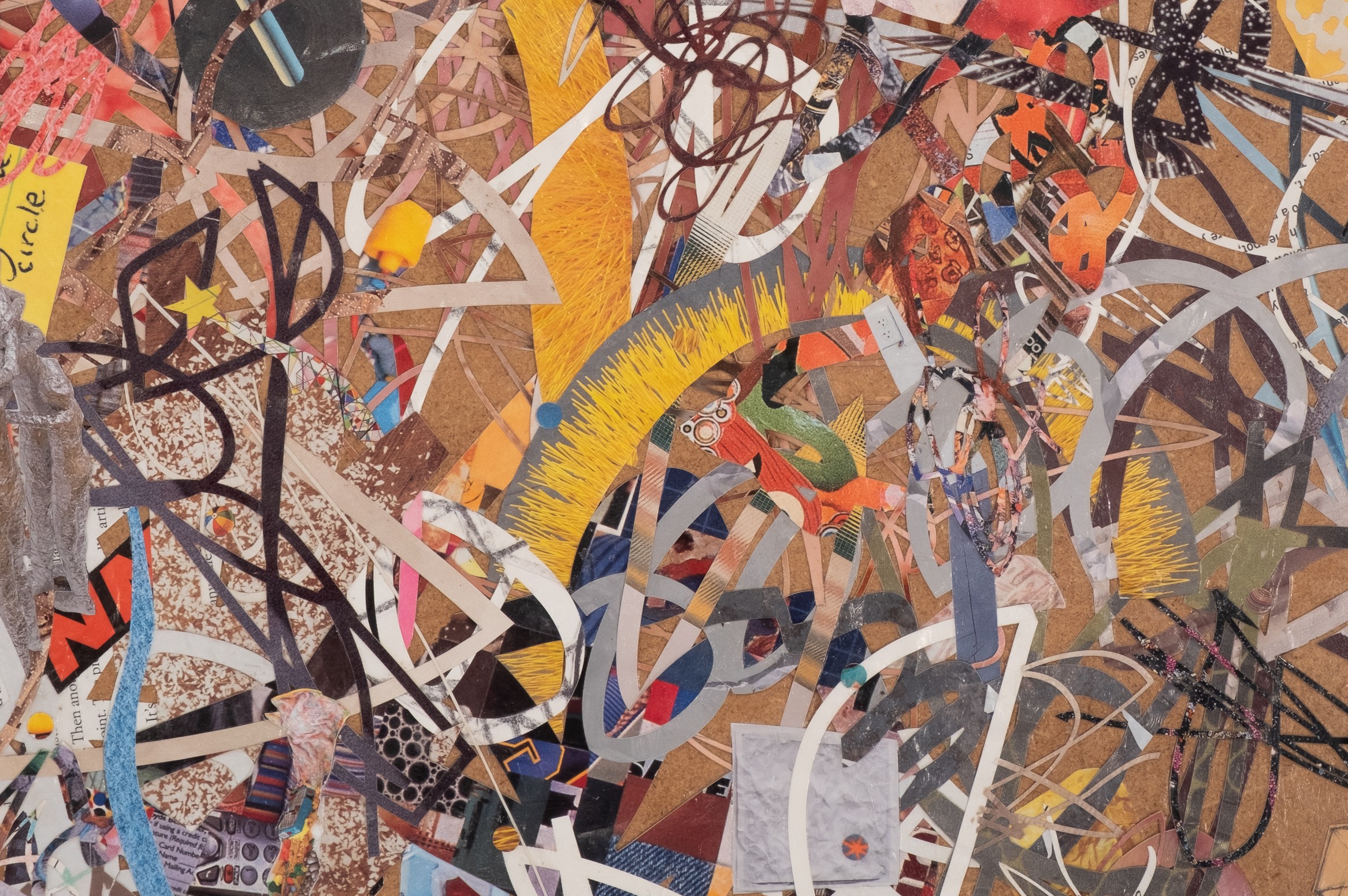 Wall work by Tom Friedman