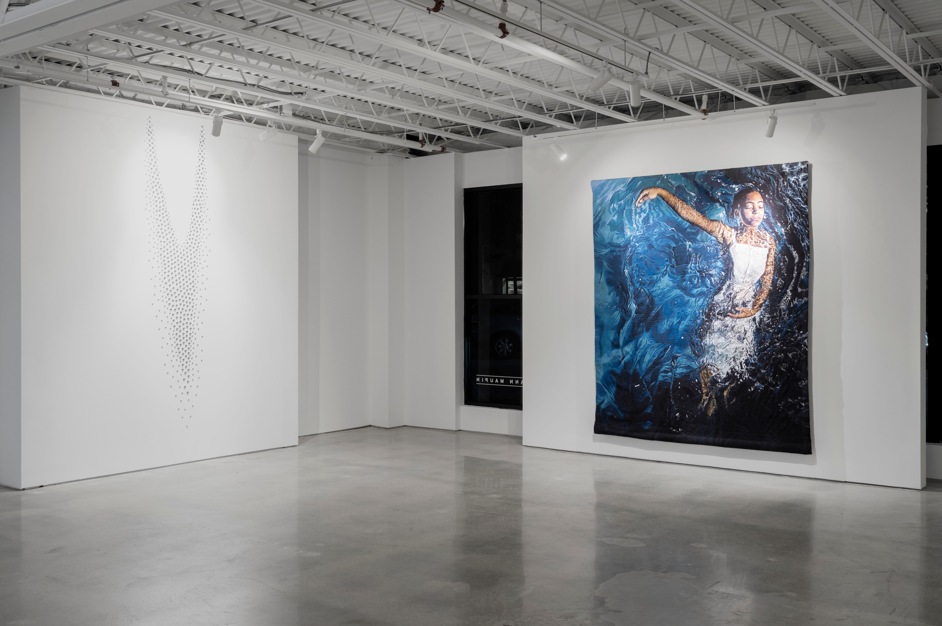 Installation view of CURRENTS at Lehmann Maupin Palm Beach