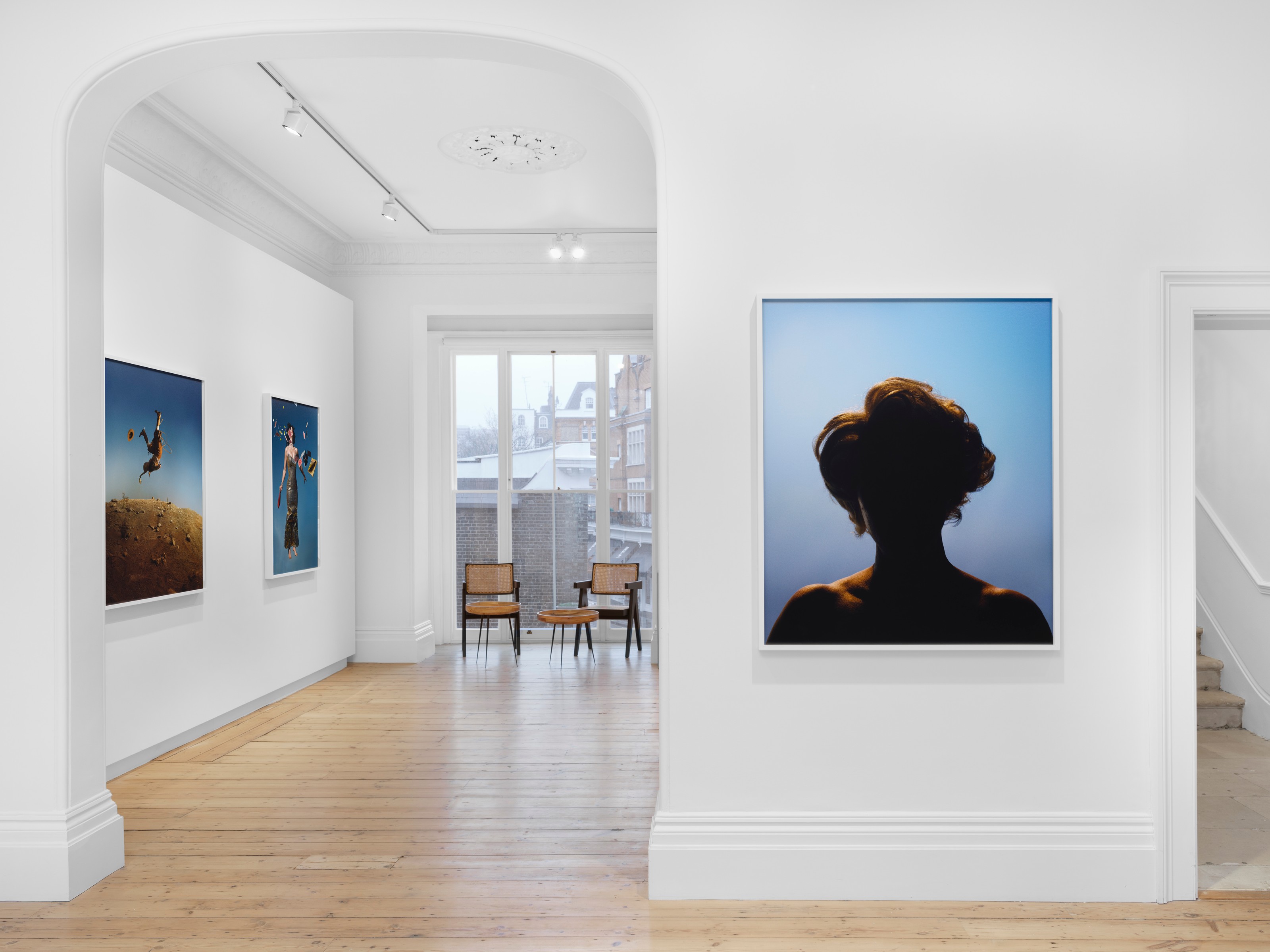 Installation view of Alex Prager at Lehmann Maupin London