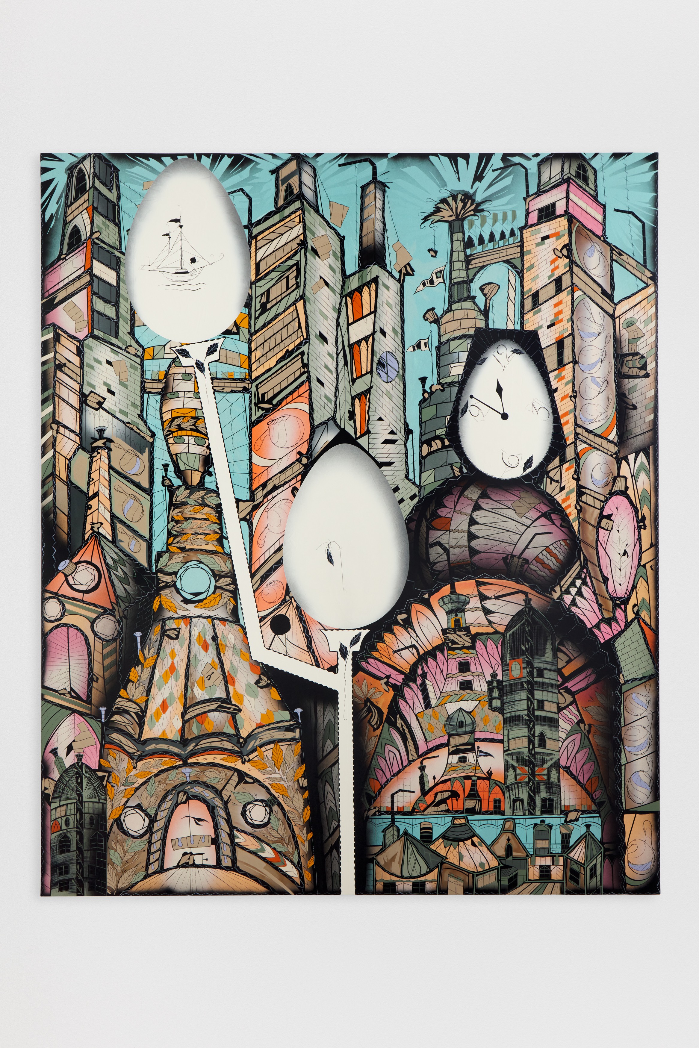 Painting by Lari Pittman