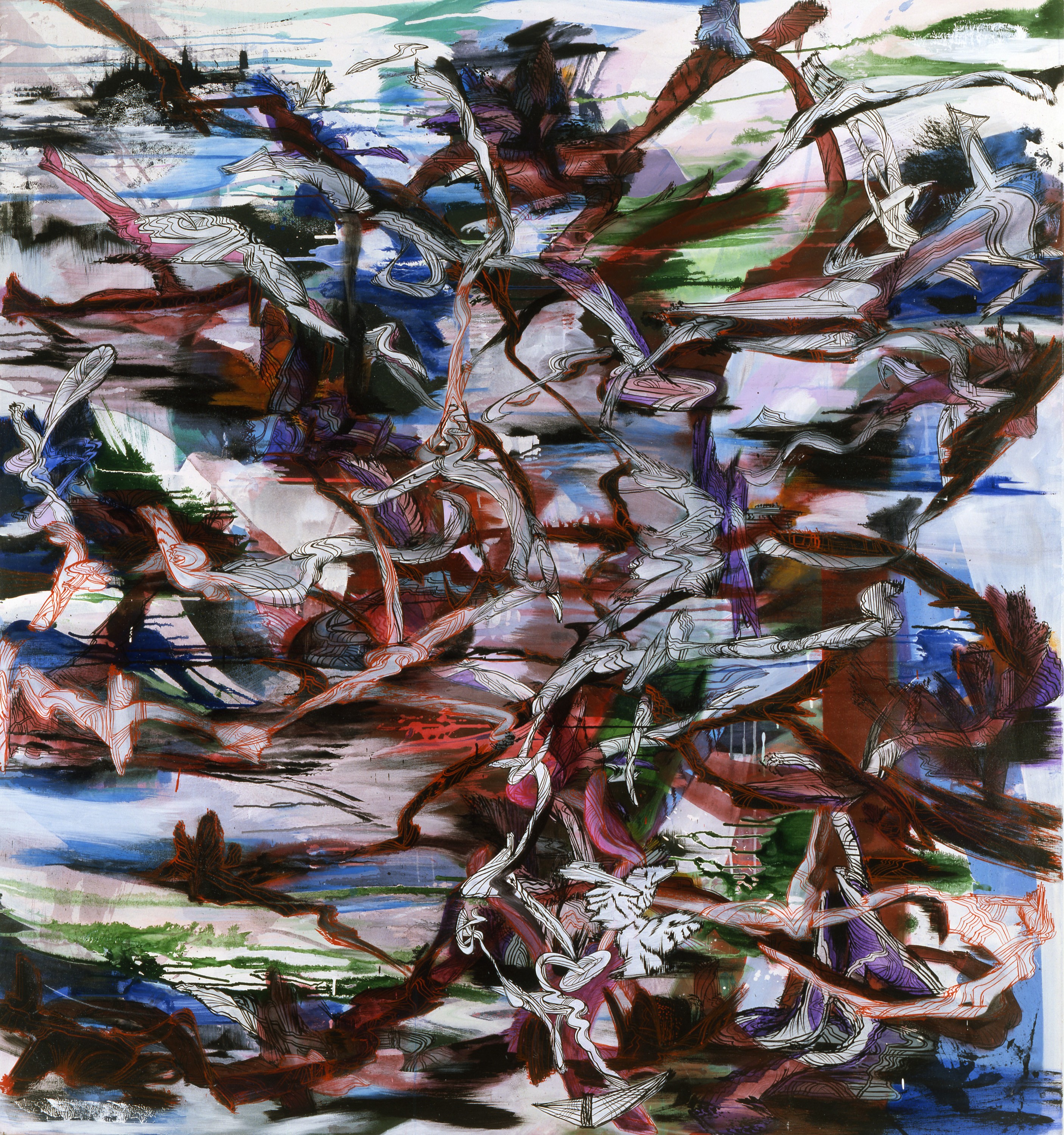 Painting by Suling Wang