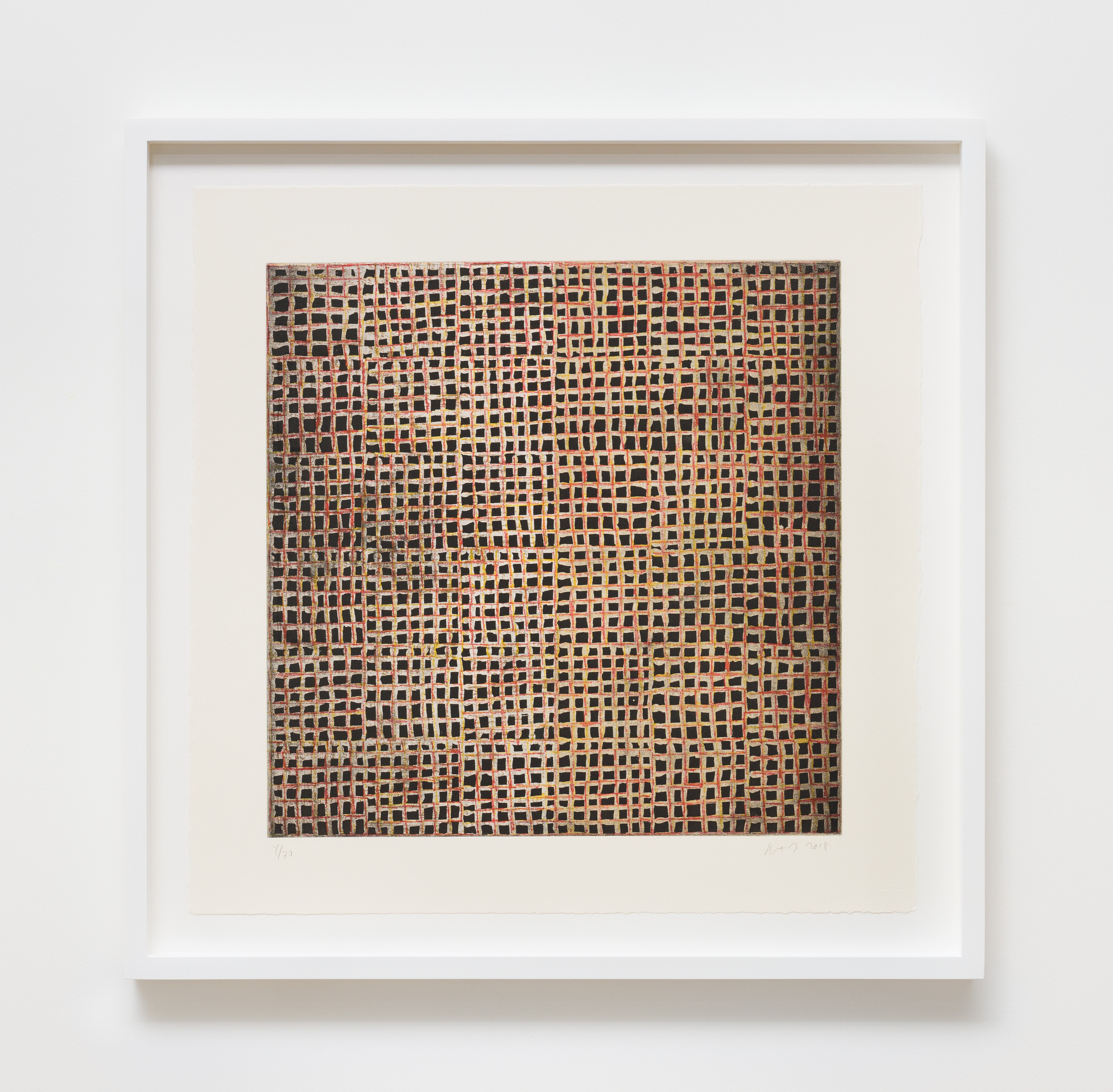 Work on paper by McArthur Binion
