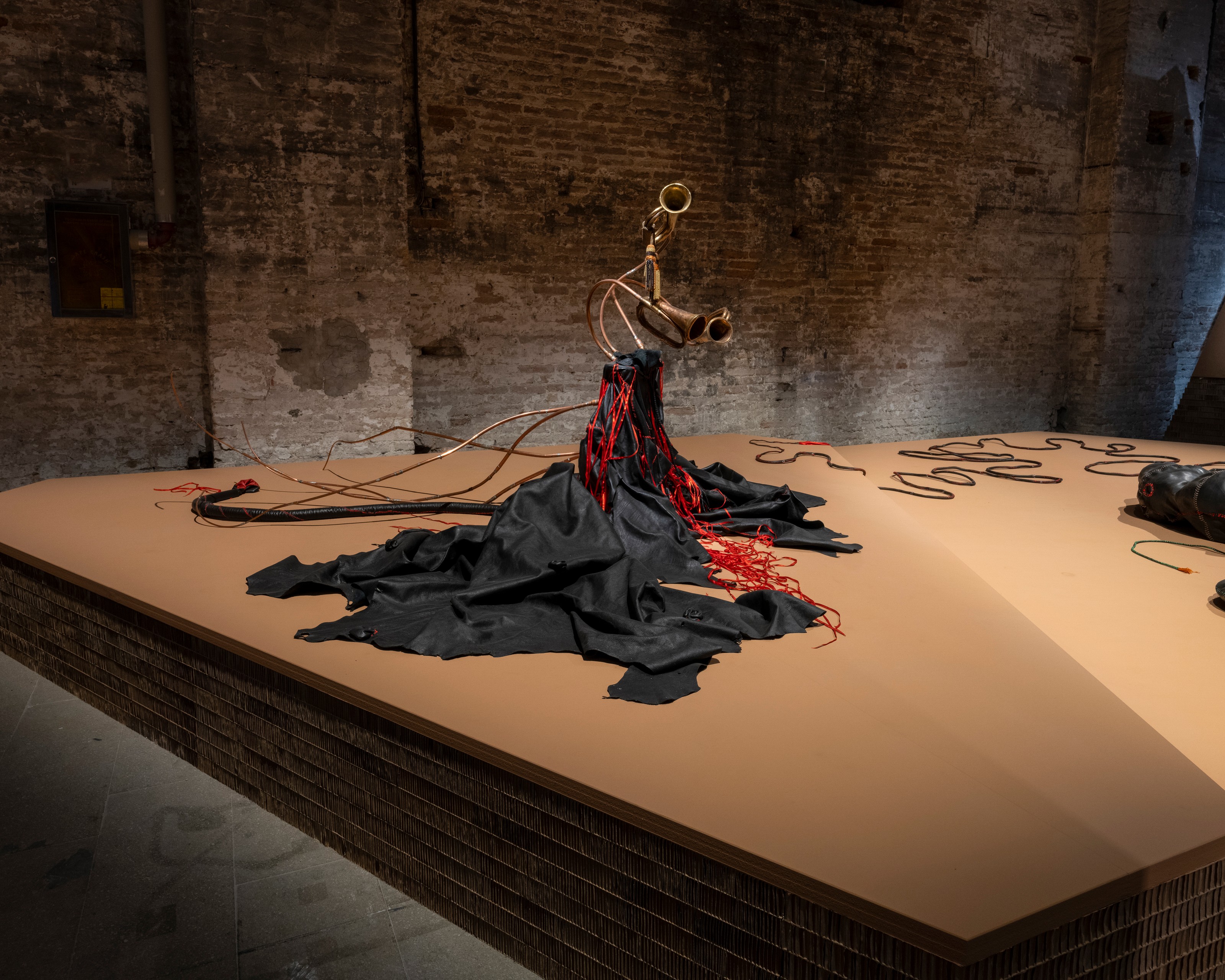 Installation by Nicholas Hlobo