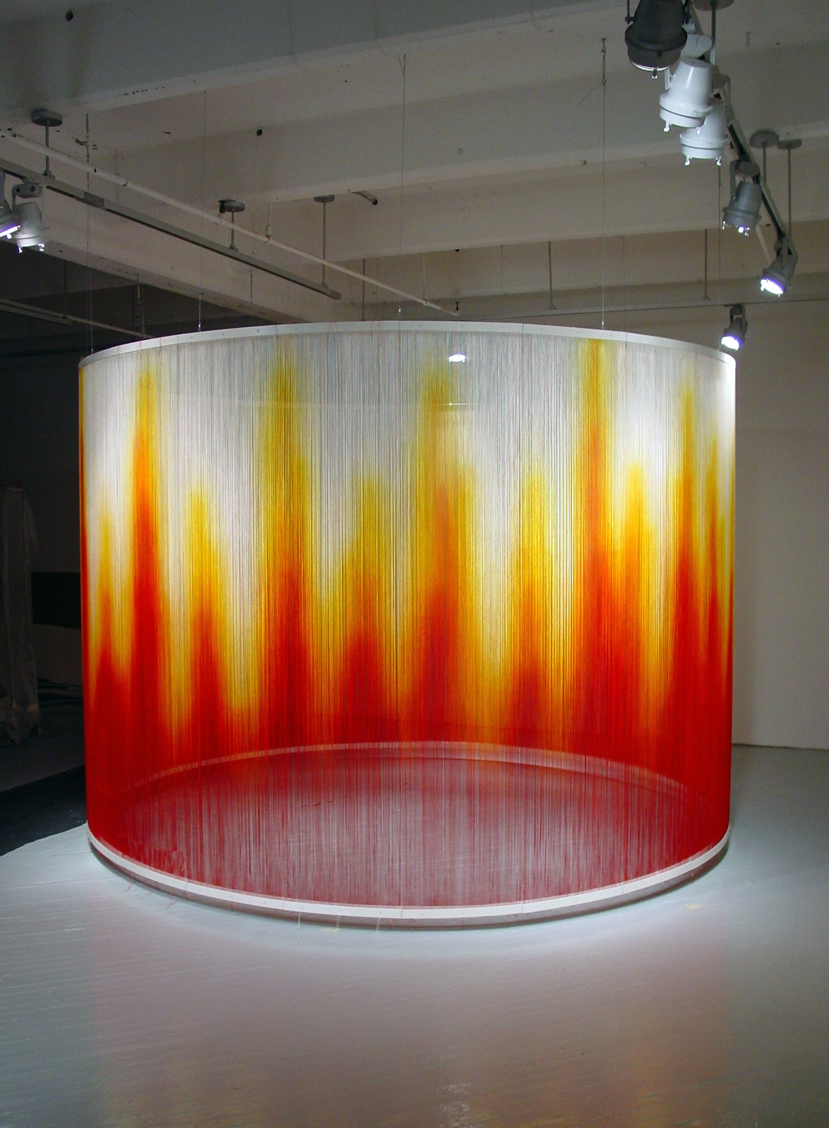 Installation of Fire by Teresita Fernández