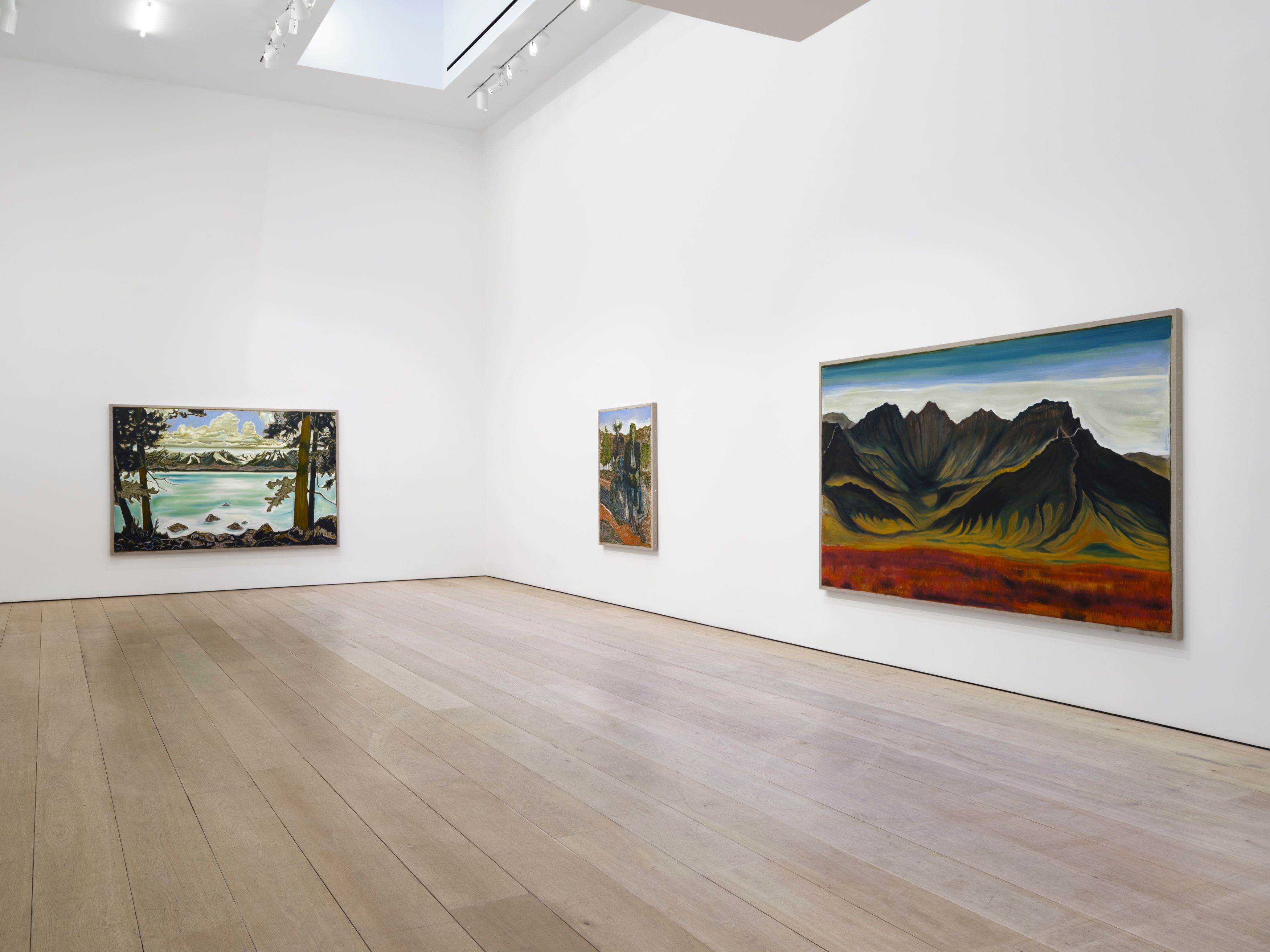 Installation view of Billy Childish at Lehmann Maupin New York