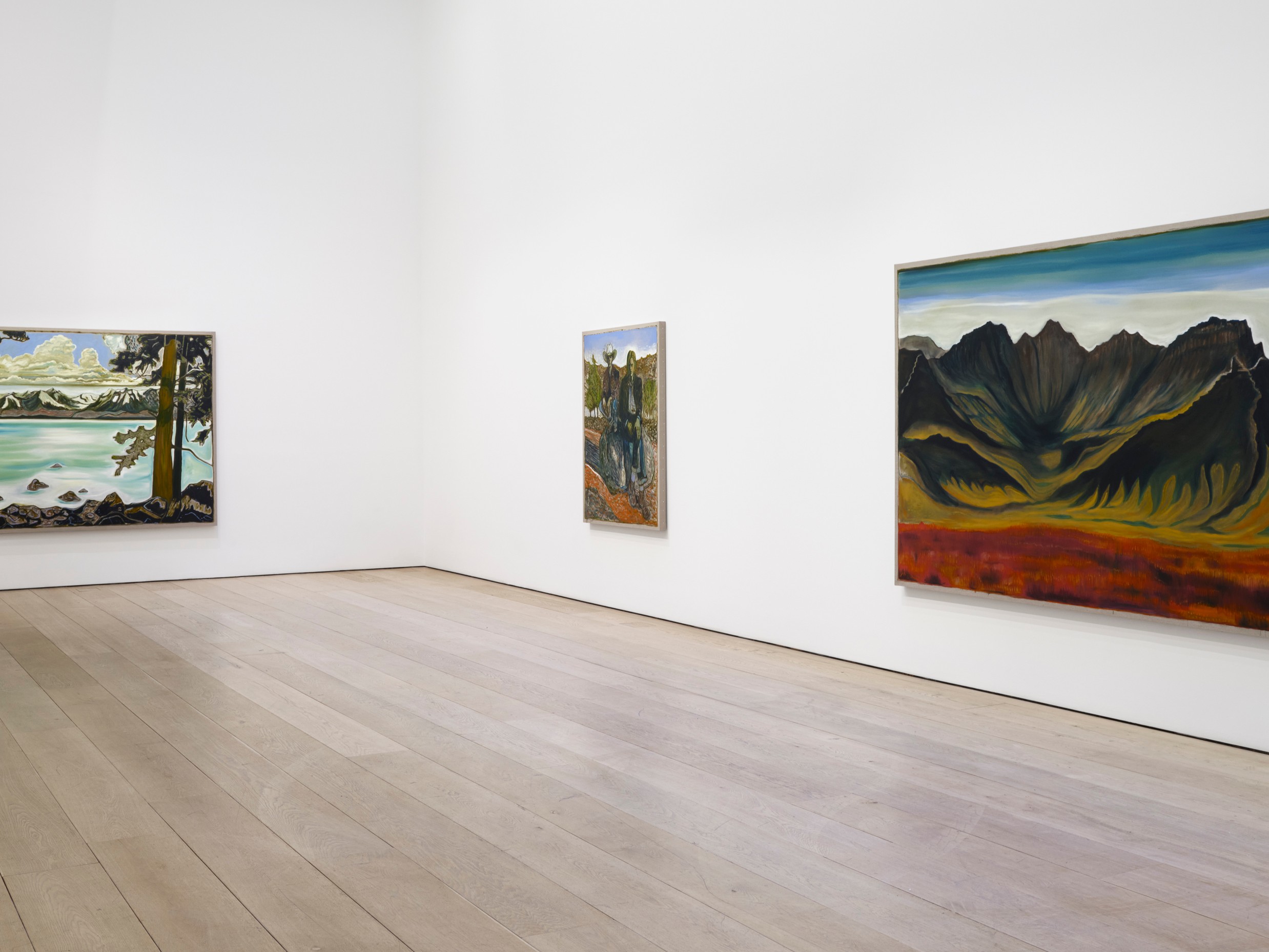 Installation view of Billy Childish at Lehmann Maupin New York
