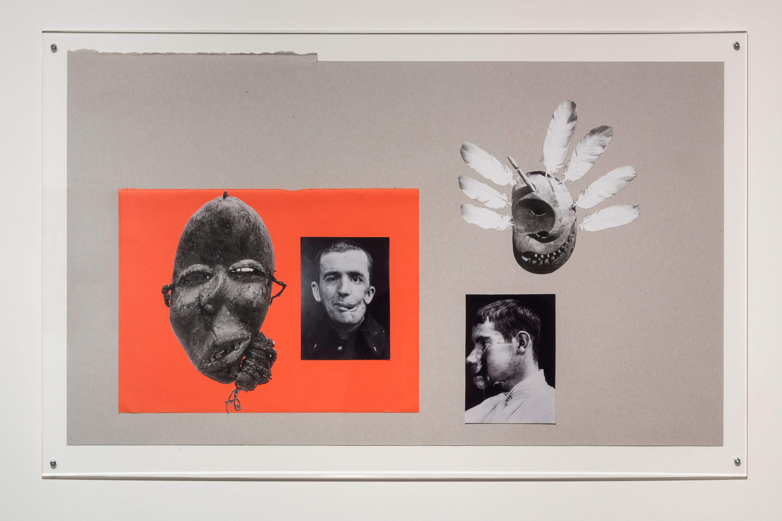 Work on paper by Kader Attia