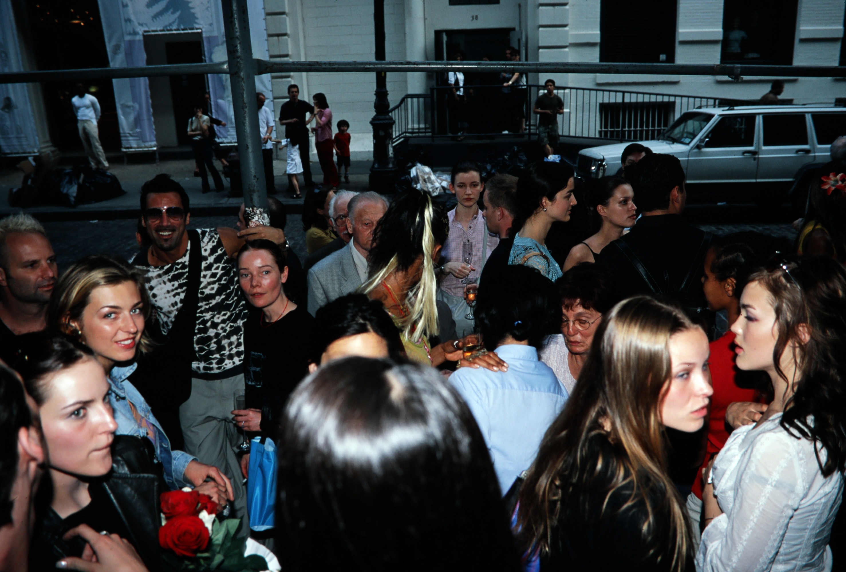 Opening of David Salle Exhibition, 1999