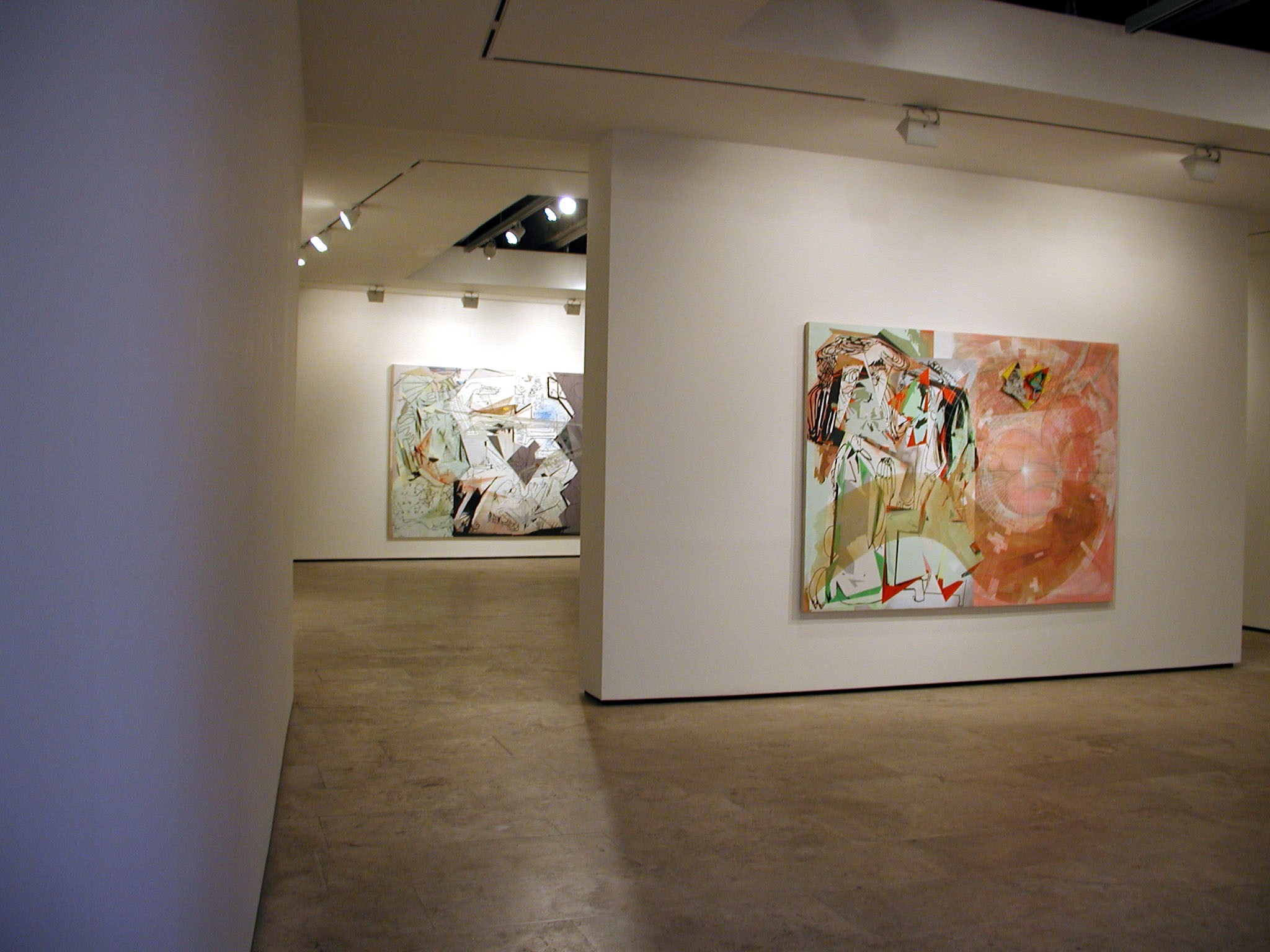 Installation view of Pedro Barbeito at Lehmann Maupin New York