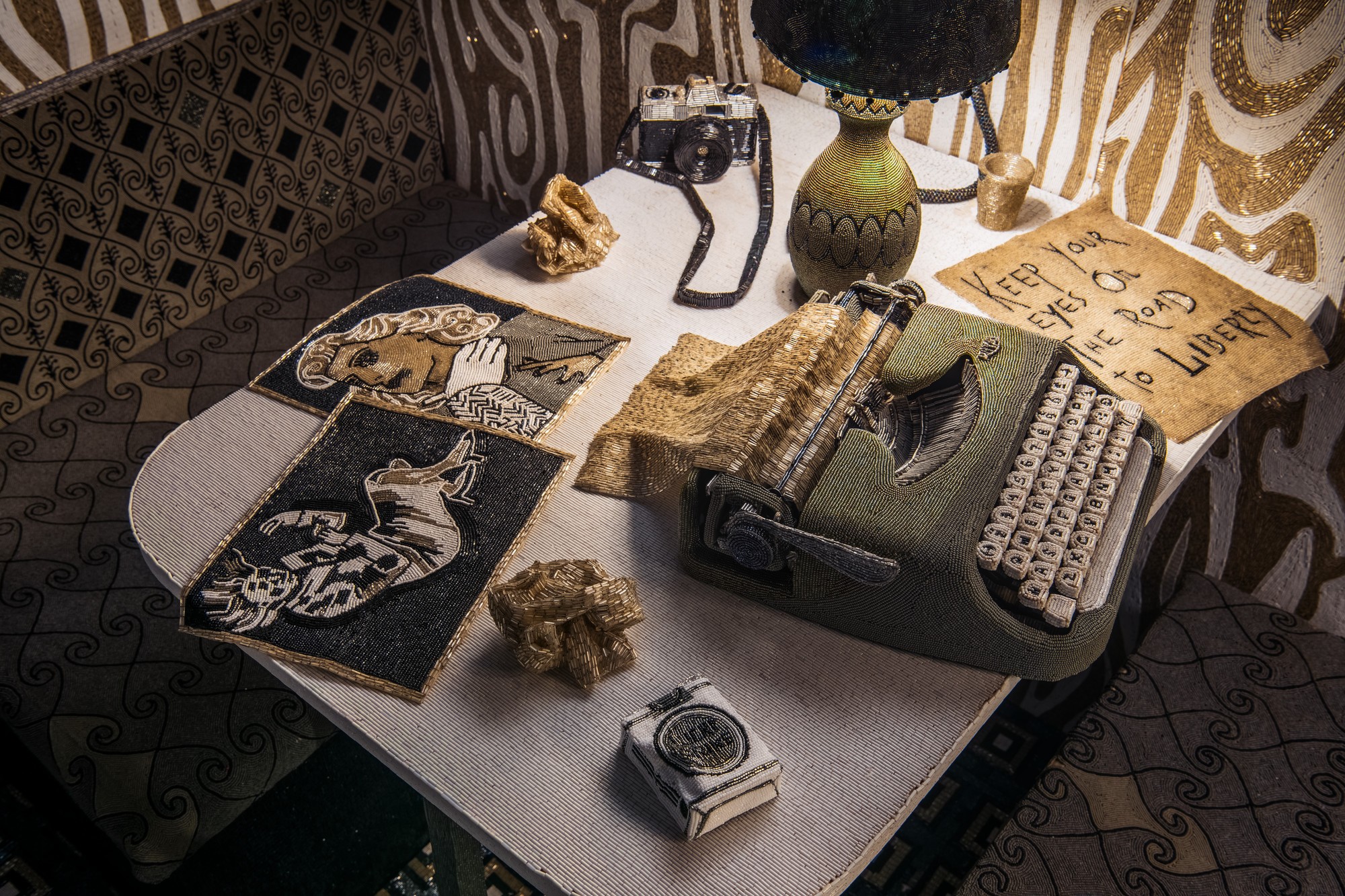 Installation work by Liza Lou