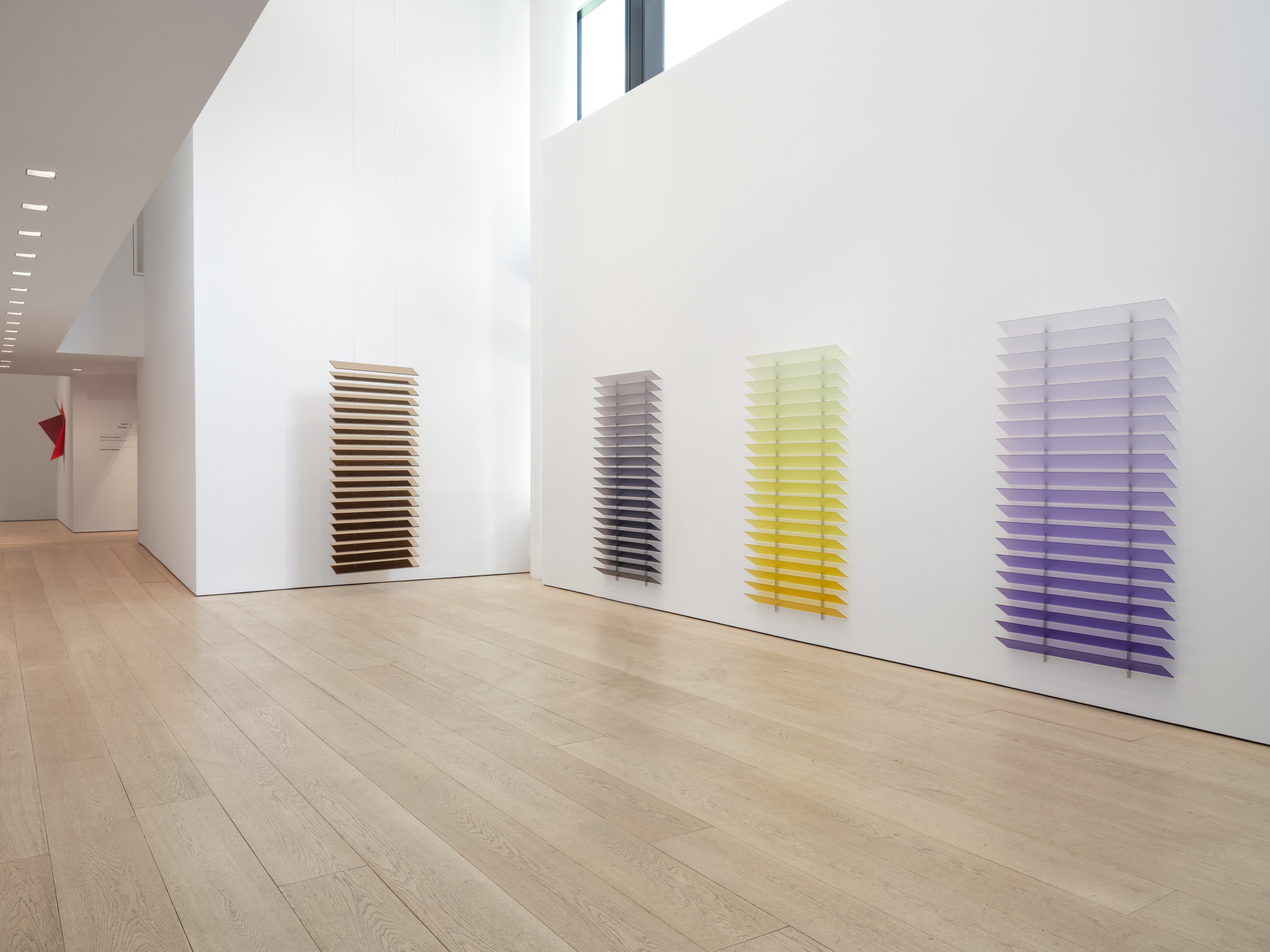 Installation view of Rana Begum at Lehmann Maupin New York