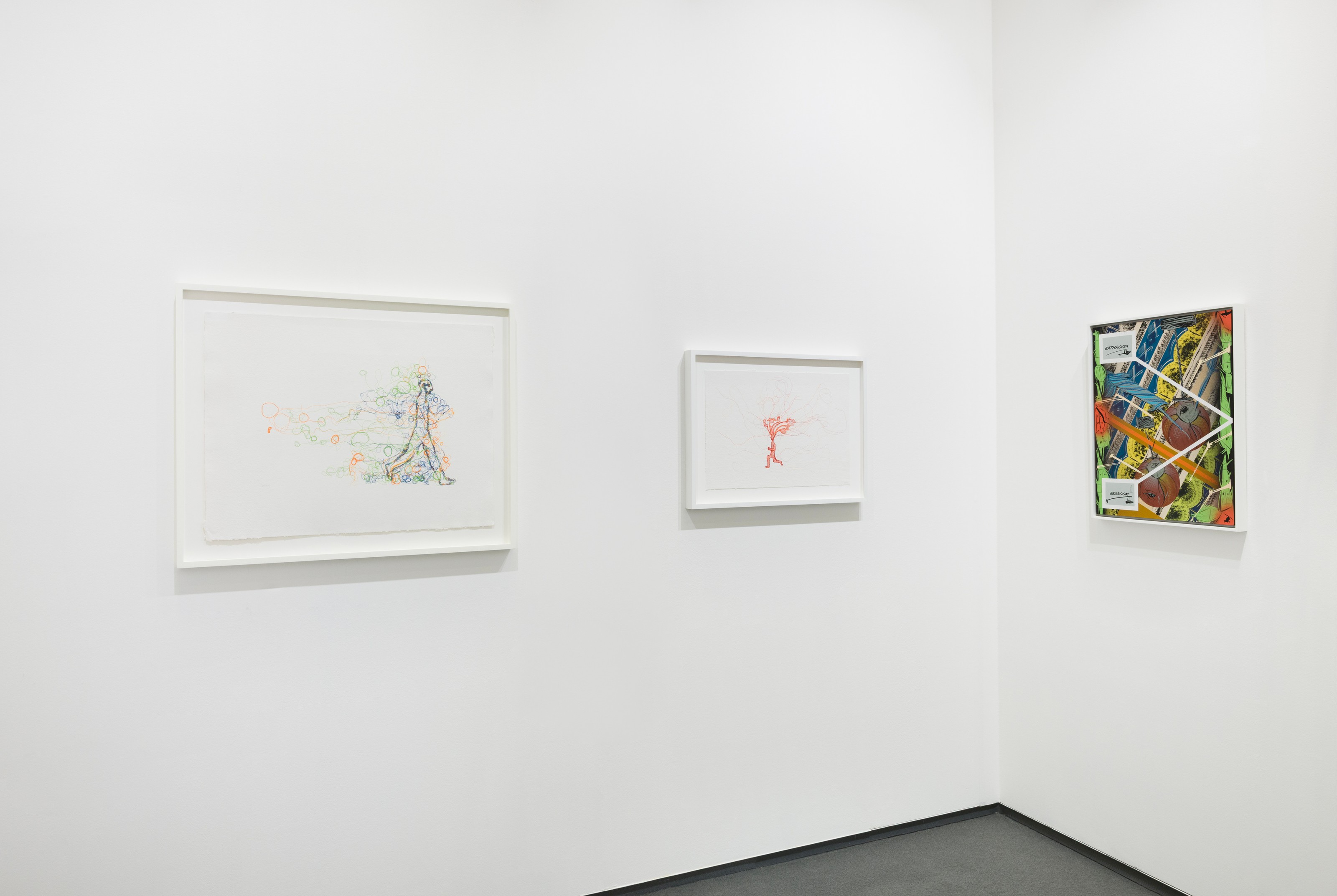 Installation view of Lehmann Maupin, Stand C11 at Frieze Seoul