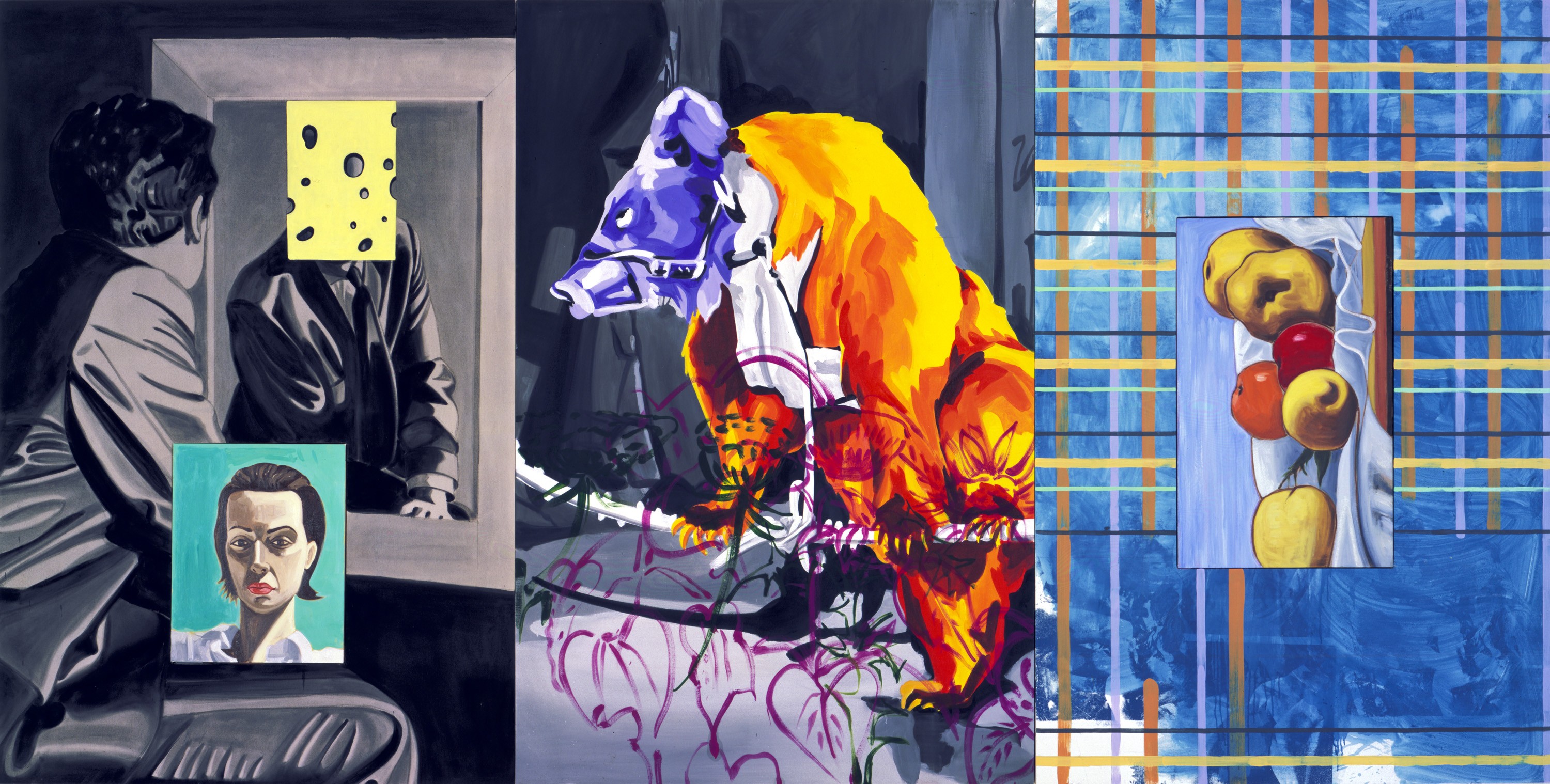 Painting by David Salle