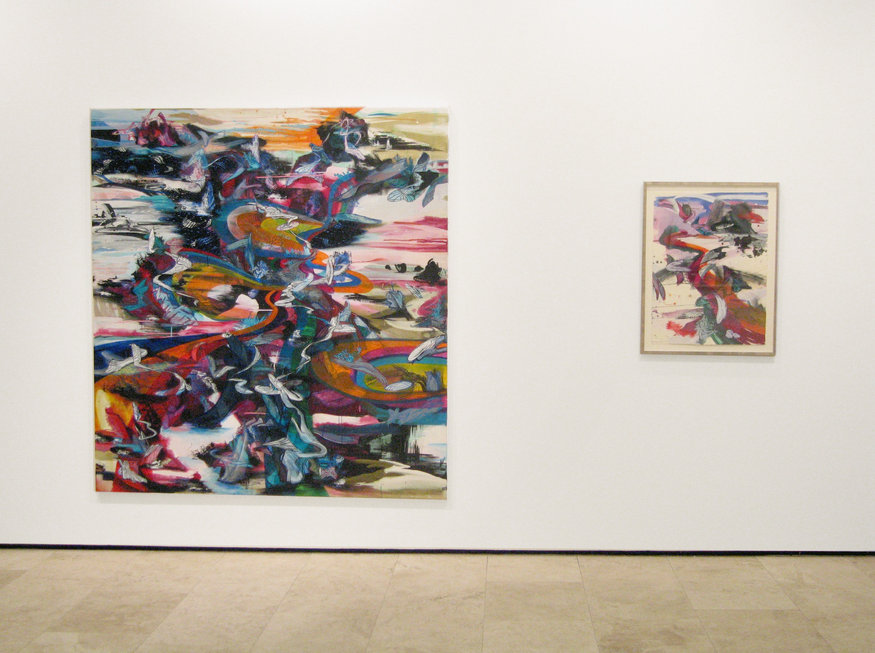 Installation view of Suling Wang at Lehmann Maupin New York