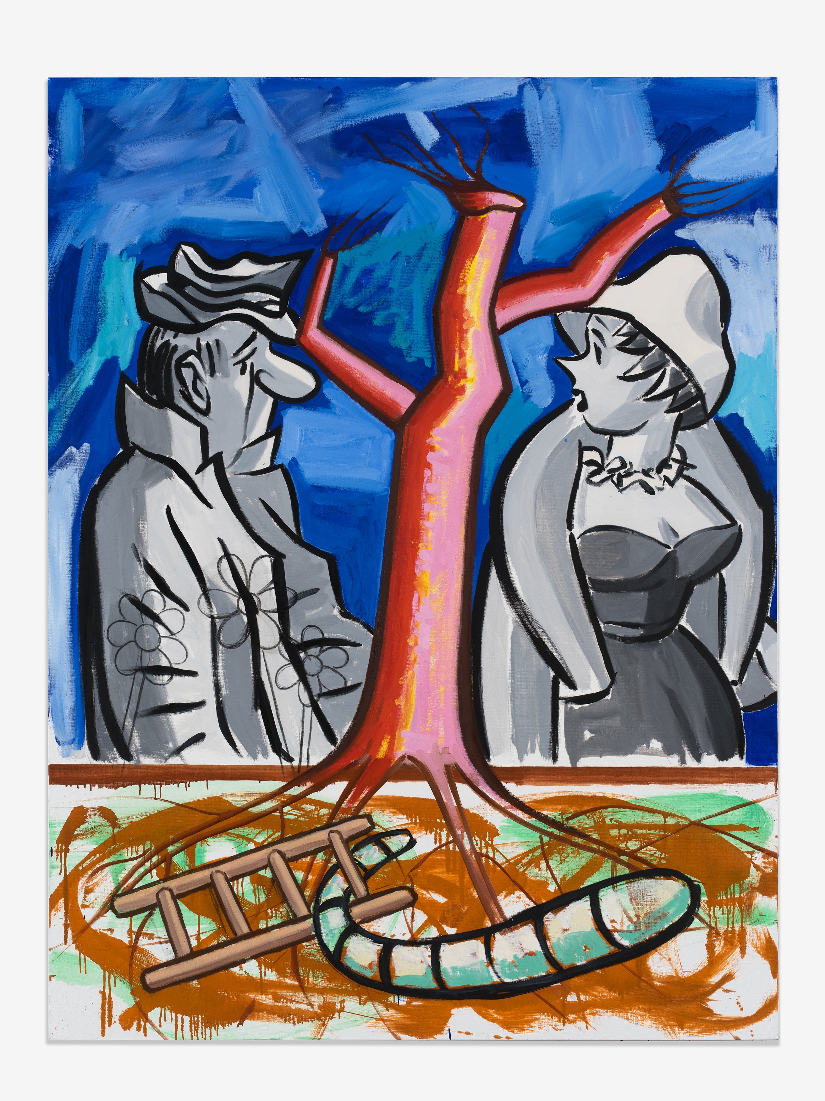 Painting by David Salle