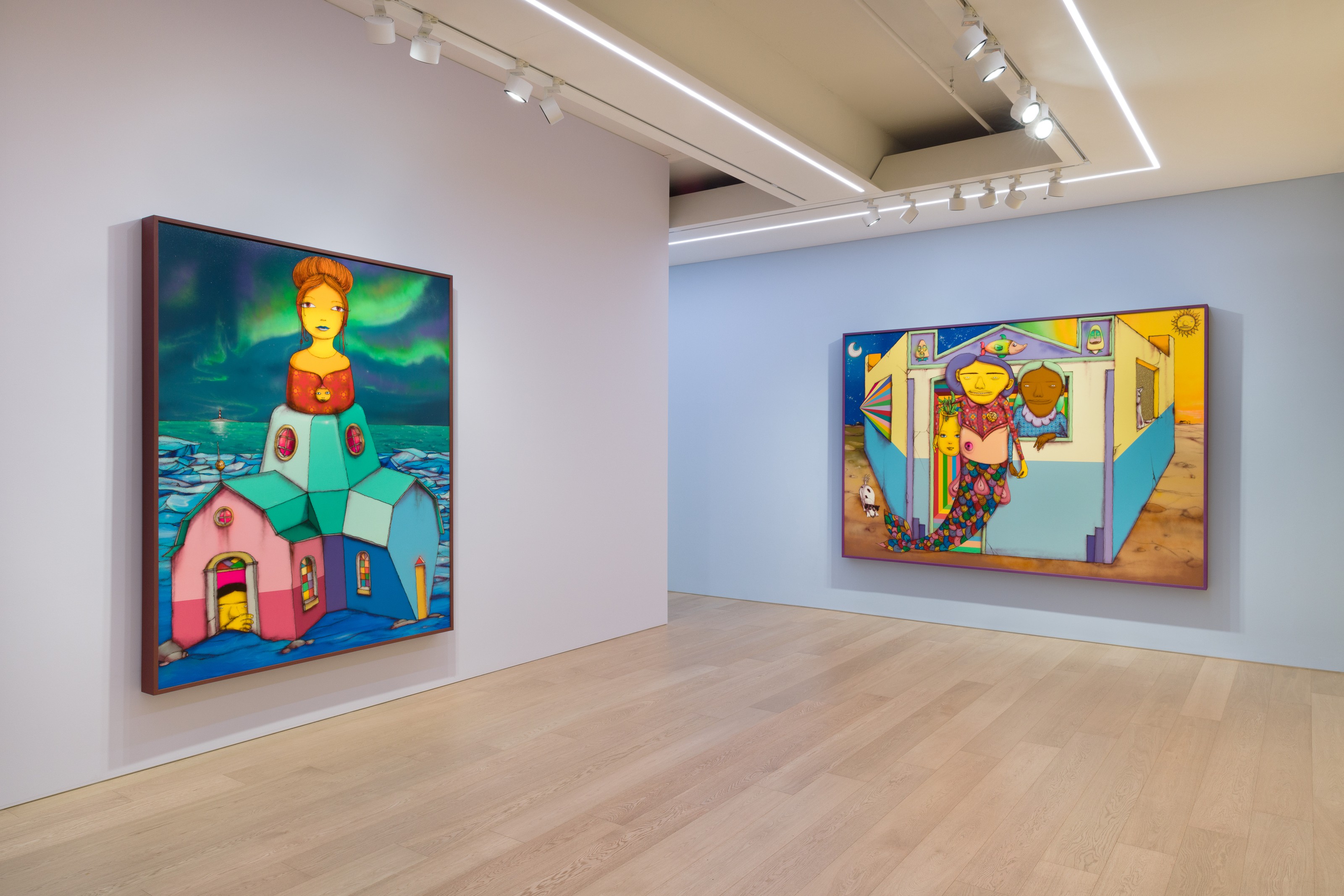 Installation view of OSGEMEOS at Lehmann Maupin Seoul