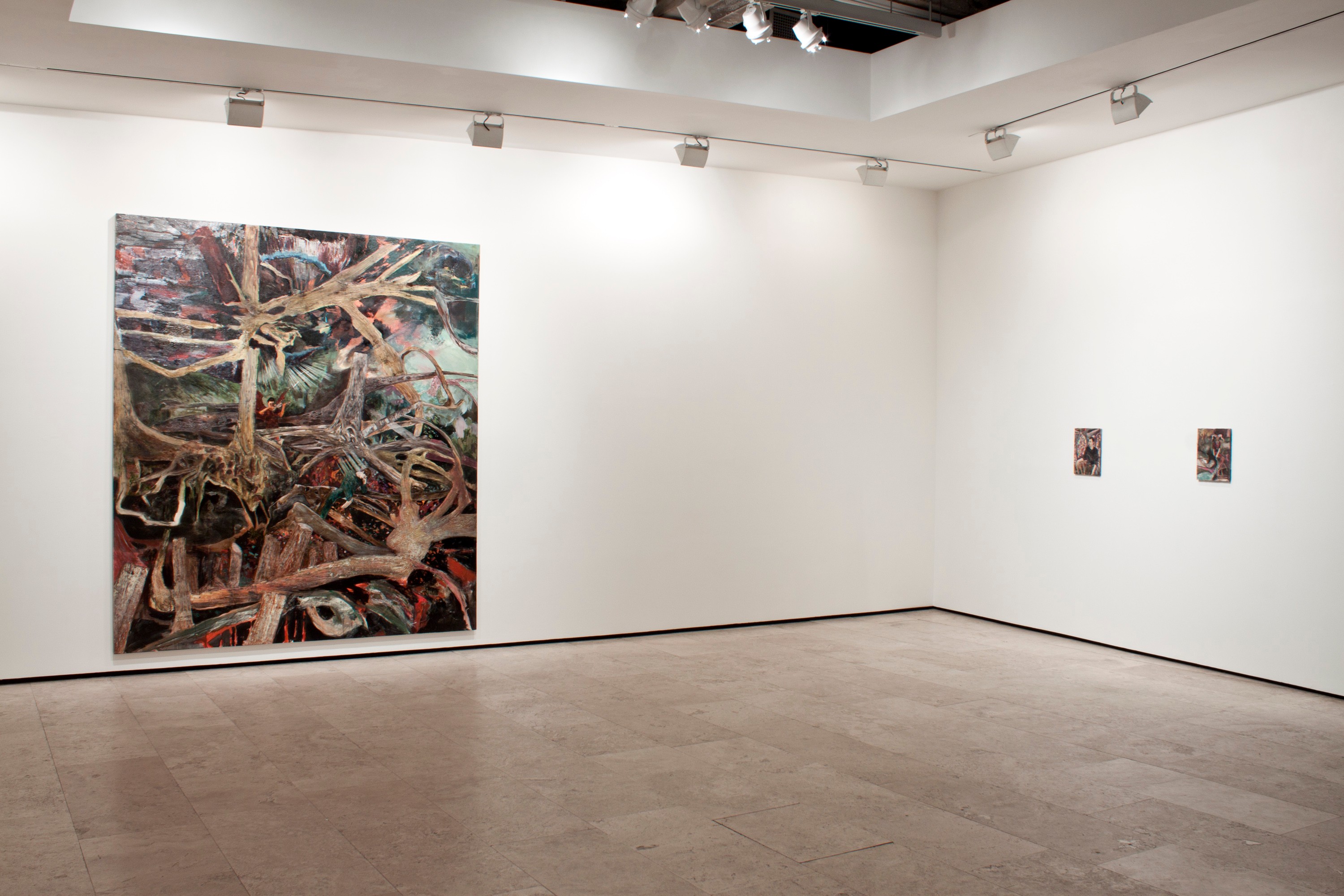 Installation view of Occult Contemporary at Lehmann Maupin New York